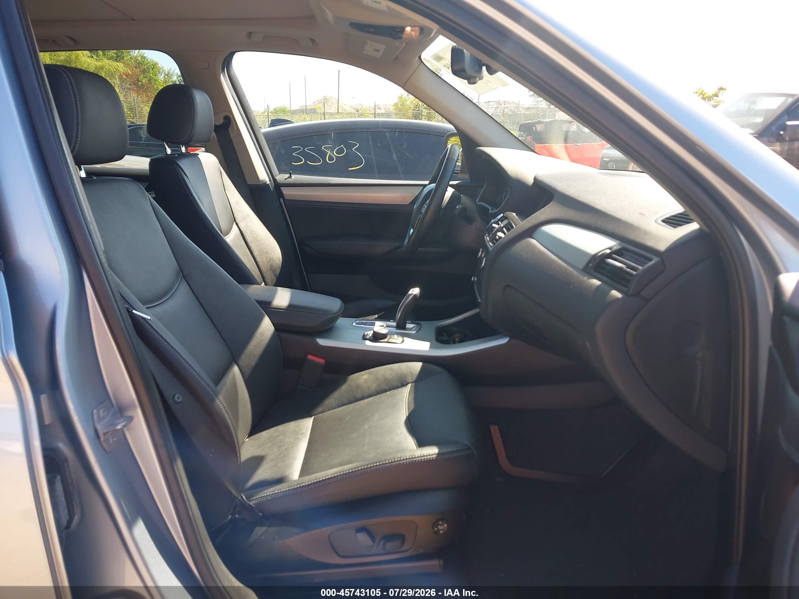 2014 Bmw X3 Xdrive35i Silver vin: 5UXWX7C58E0E80643