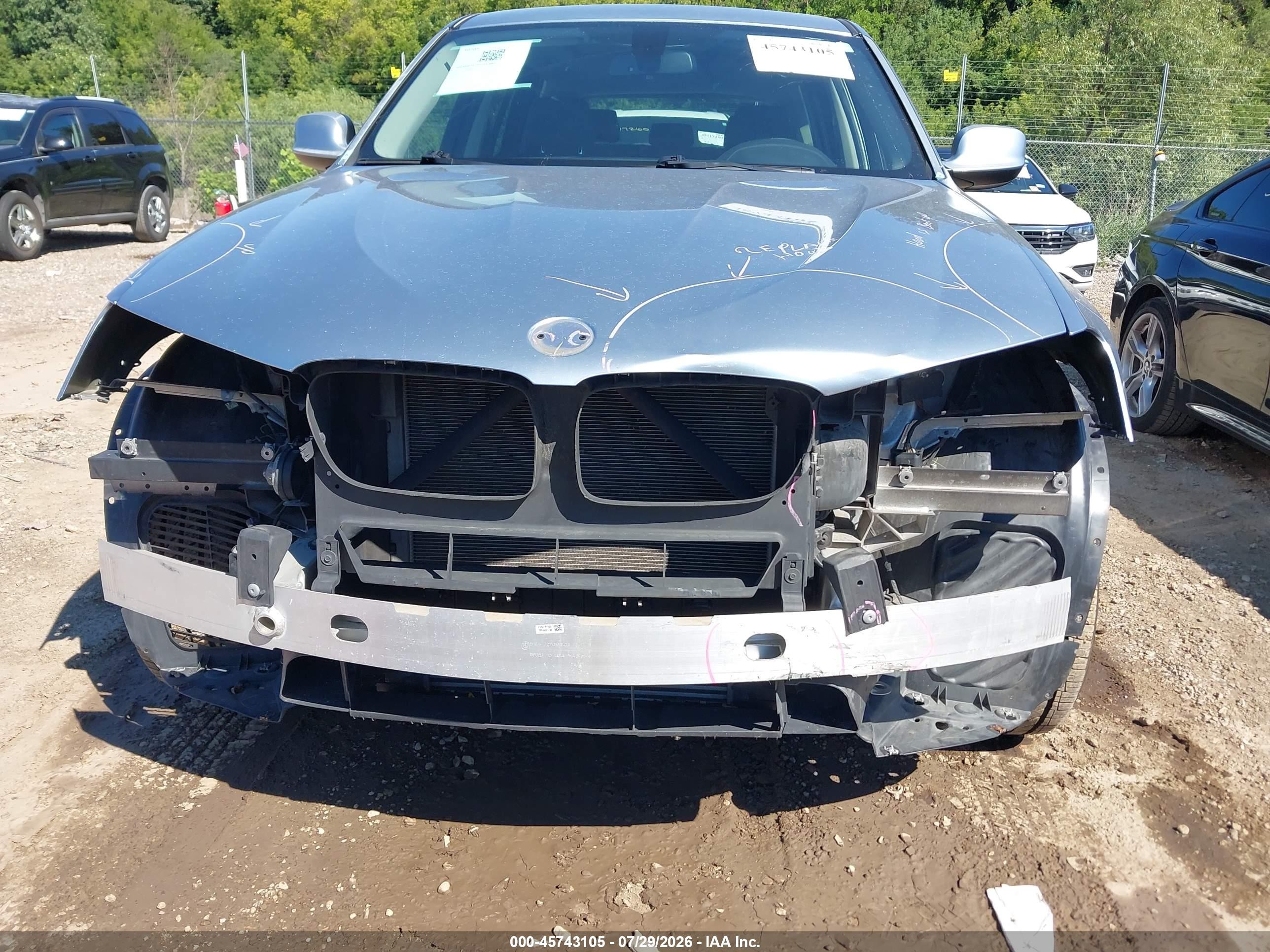 2014 Bmw X3 Xdrive35i Silver vin: 5UXWX7C58E0E80643