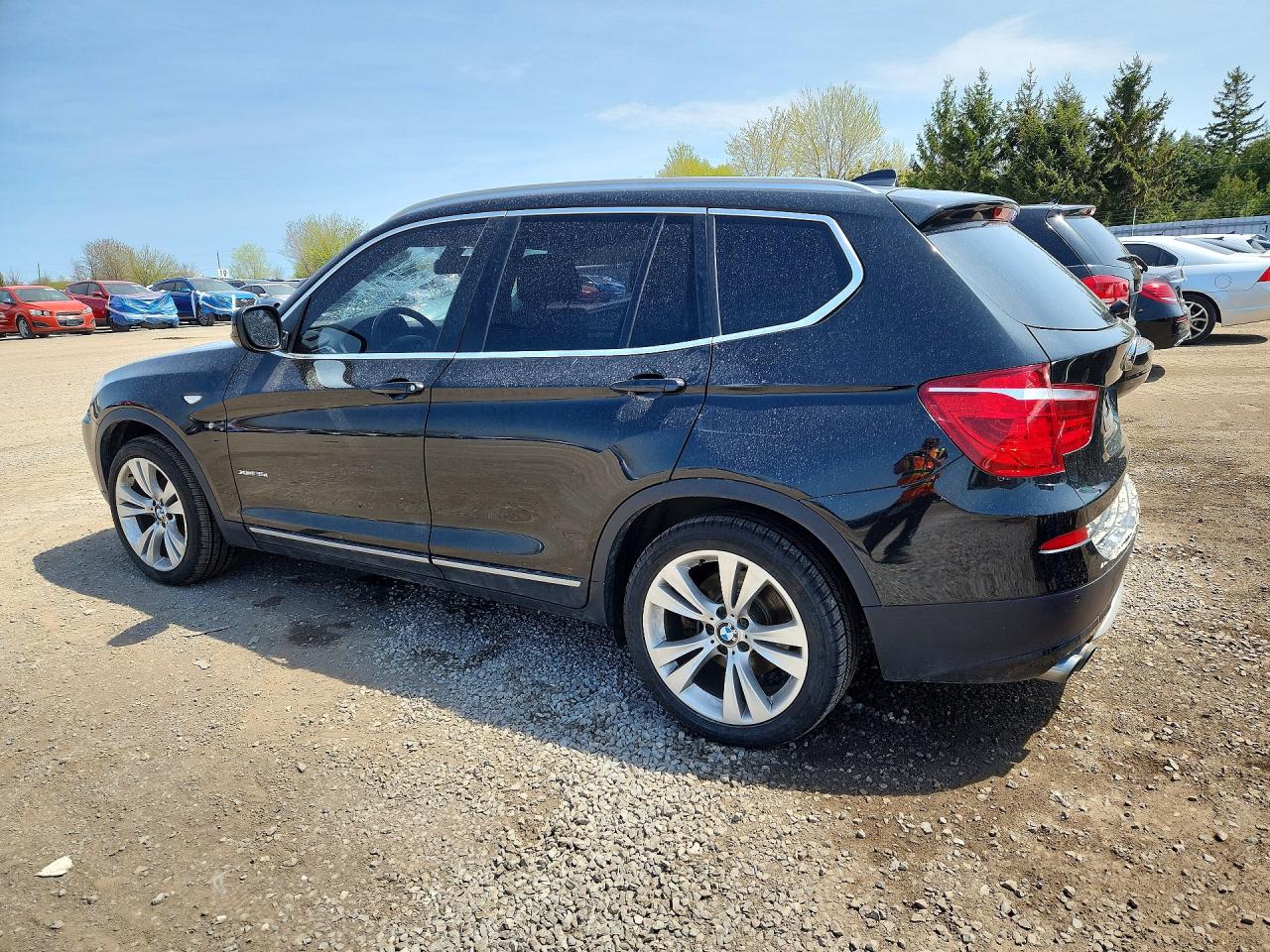 2014 Bmw X3 Xdrive35i Black vin: 5UXWX7C58EL984542
