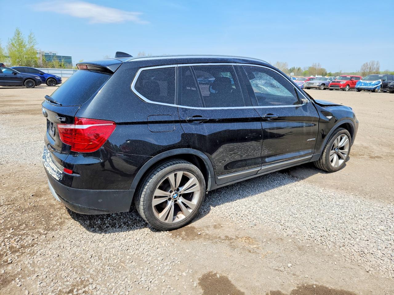 2014 Bmw X3 Xdrive35i Black vin: 5UXWX7C58EL984542