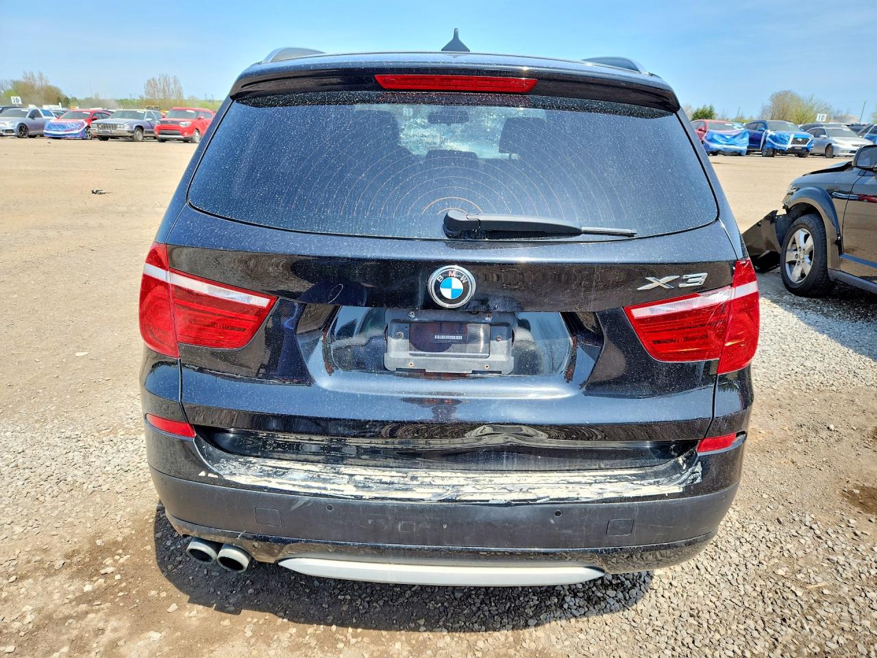 2014 Bmw X3 Xdrive35i Black vin: 5UXWX7C58EL984542