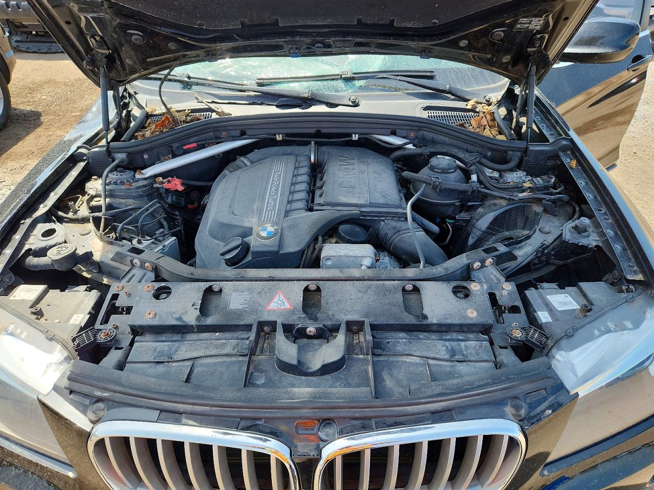 2014 Bmw X3 Xdrive35i Black vin: 5UXWX7C58EL984542