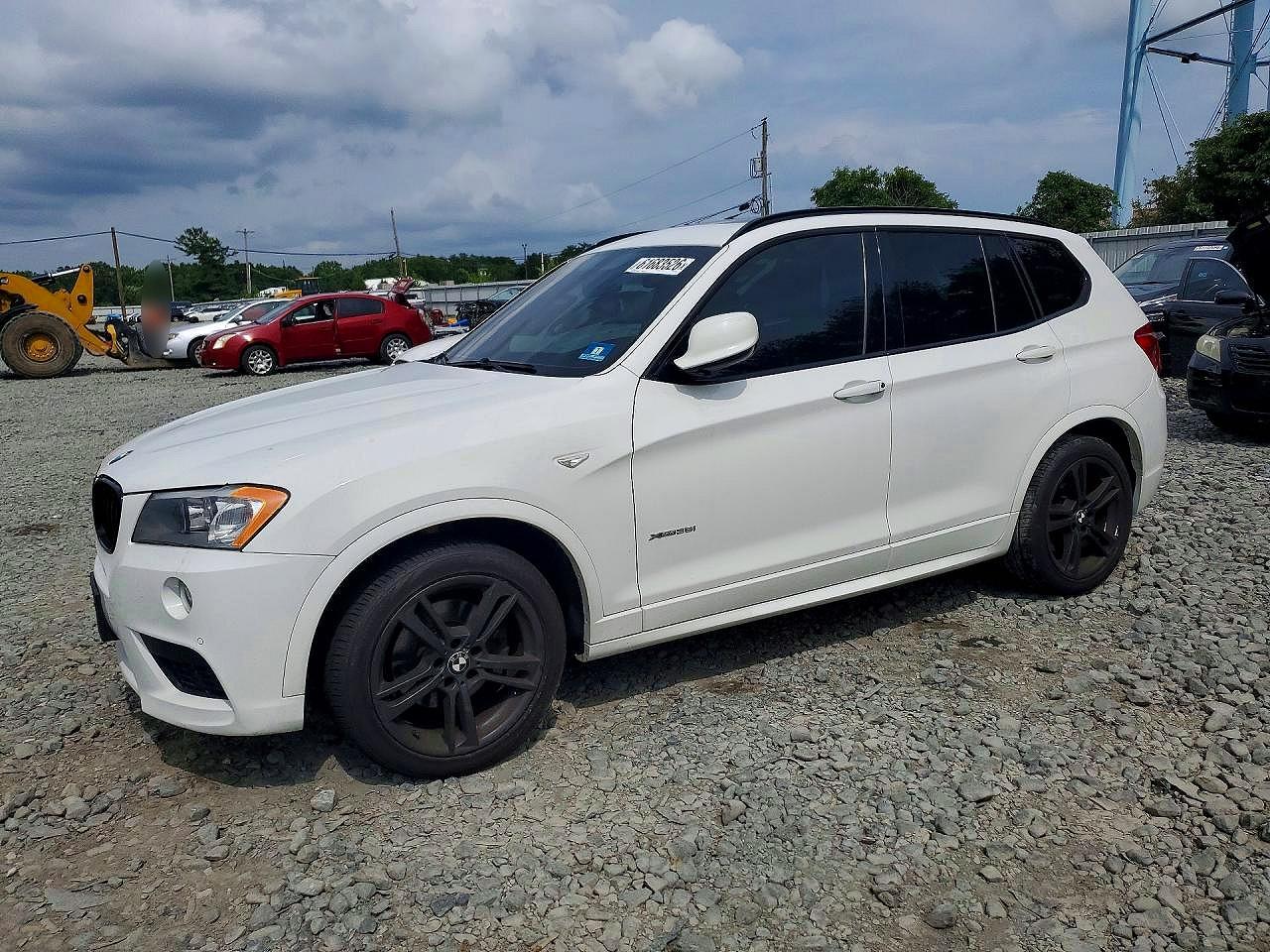 2013 Bmw X3 Xdrive35i Белый vin: 5UXWX7C59DL978120