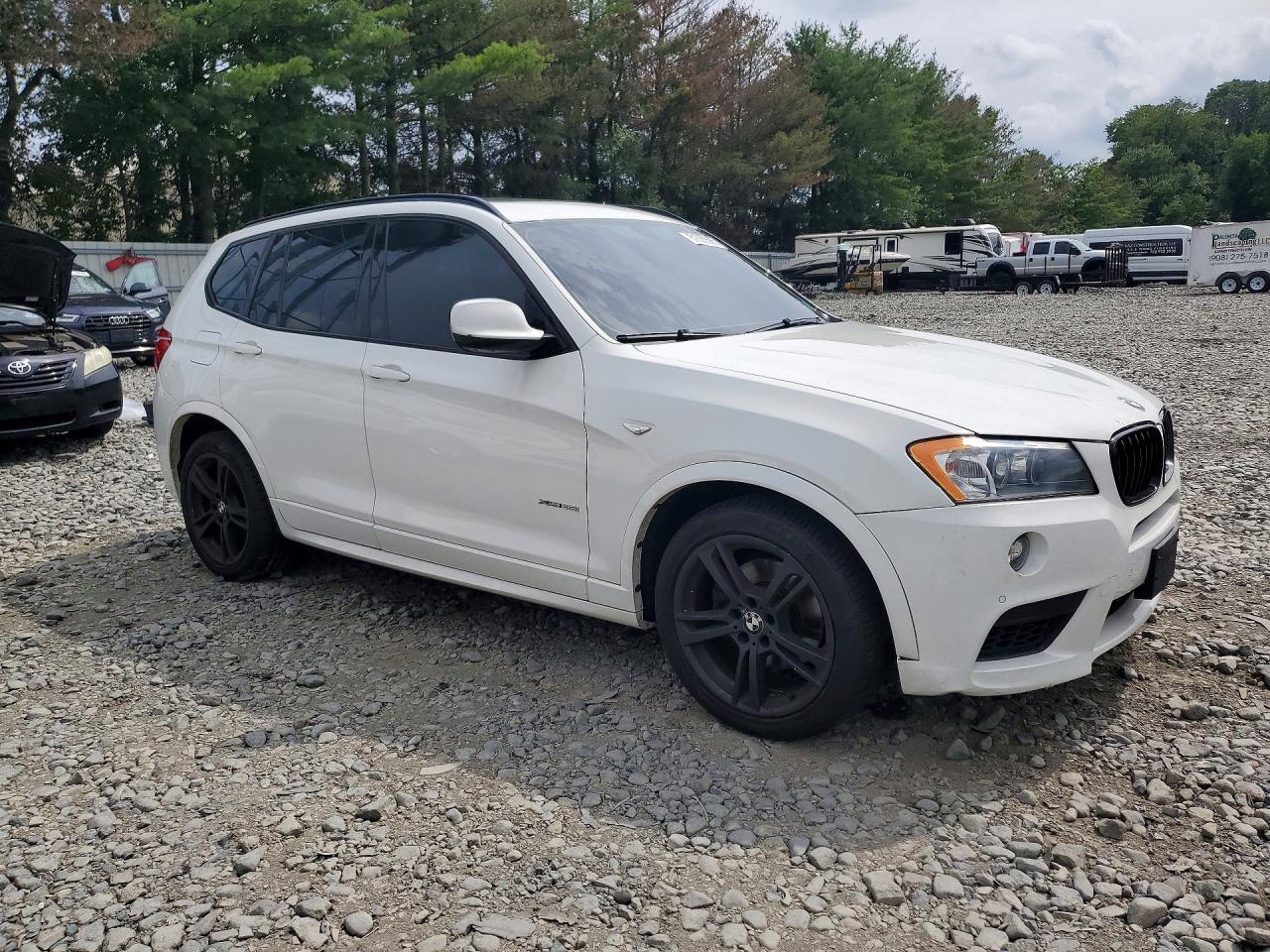 2013 Bmw X3 Xdrive35i Белый vin: 5UXWX7C59DL978120