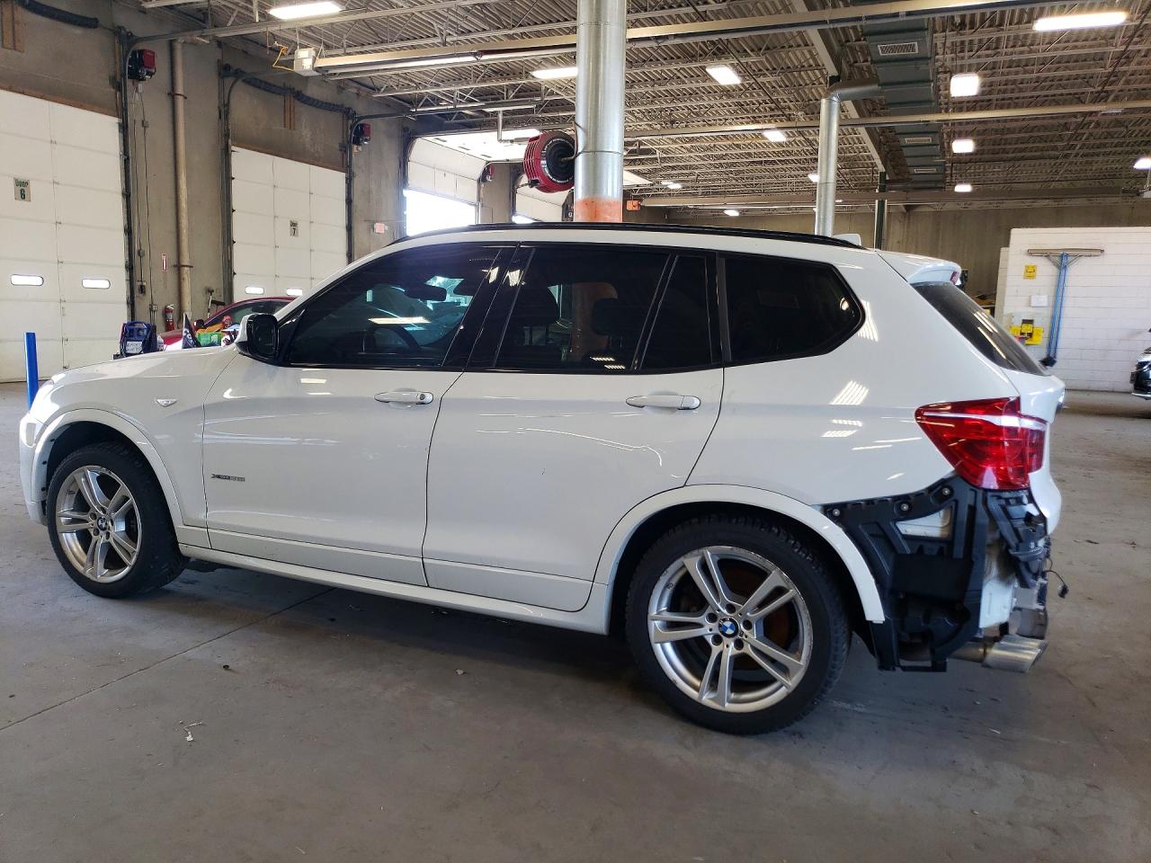 2013 Bmw X3 Xdrive35i White vin: 5UXWX7C59DL979851