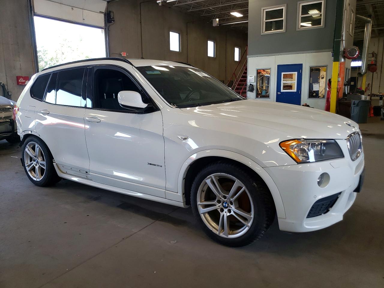 2013 Bmw X3 Xdrive35i White vin: 5UXWX7C59DL979851