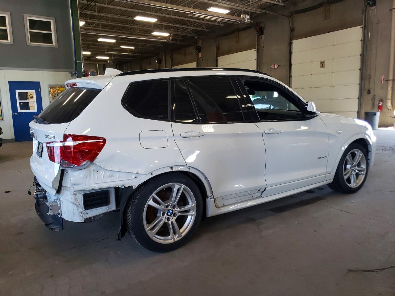 2013 Bmw X3 Xdrive35i White vin: 5UXWX7C59DL979851