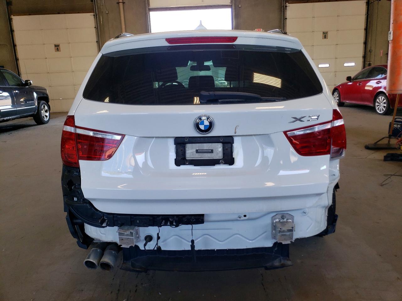 2013 Bmw X3 Xdrive35i White vin: 5UXWX7C59DL979851