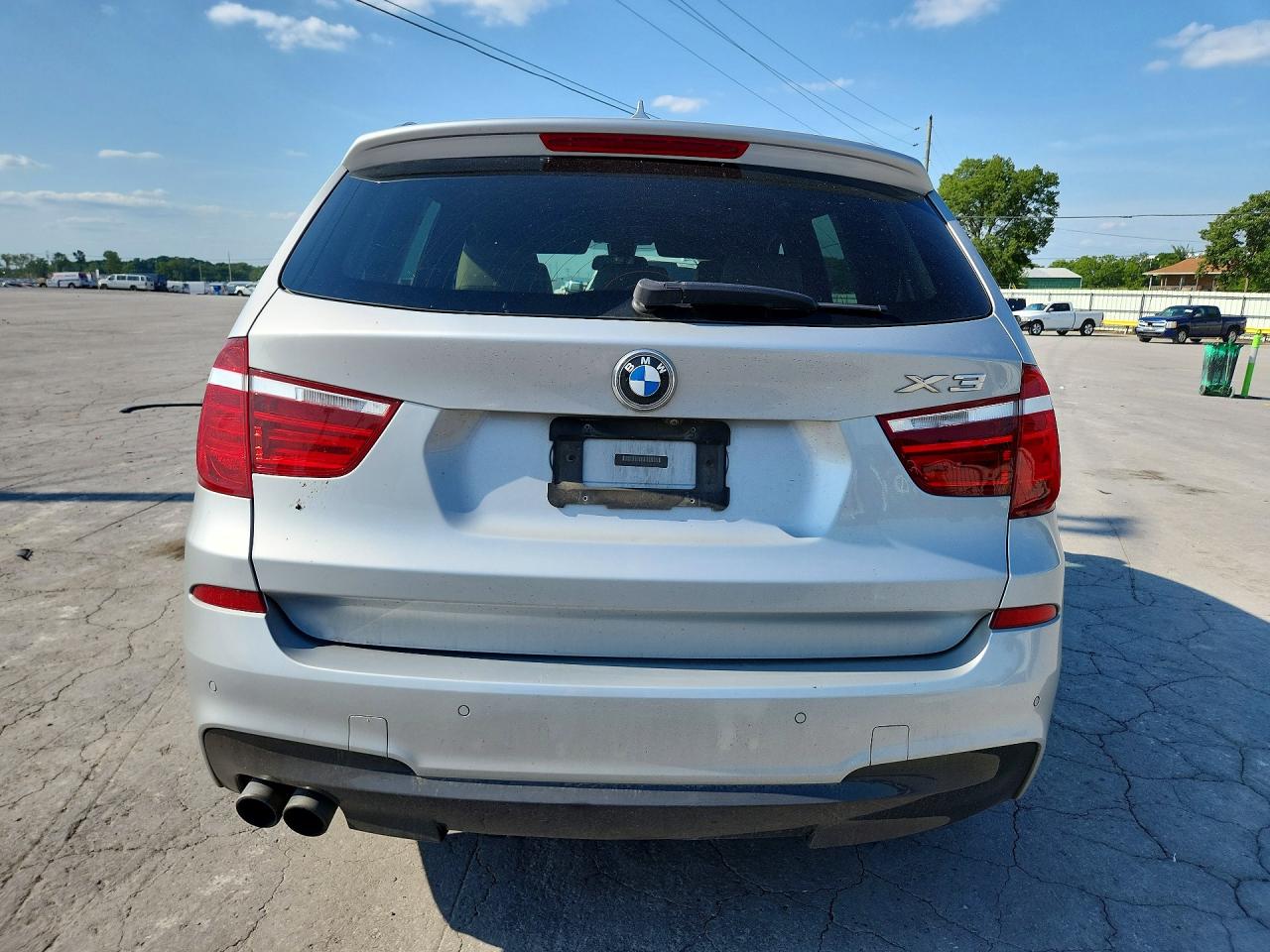 2015 Bmw X3 Xdrive35i Silver vin: 5UXWX7C59F0K33288