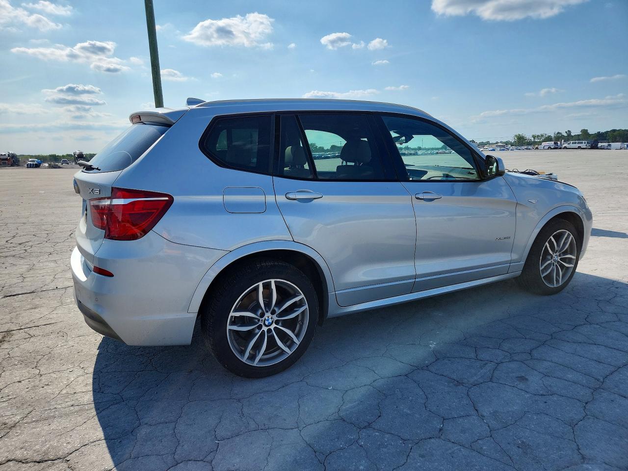 2015 Bmw X3 Xdrive35i Silver vin: 5UXWX7C59F0K33288