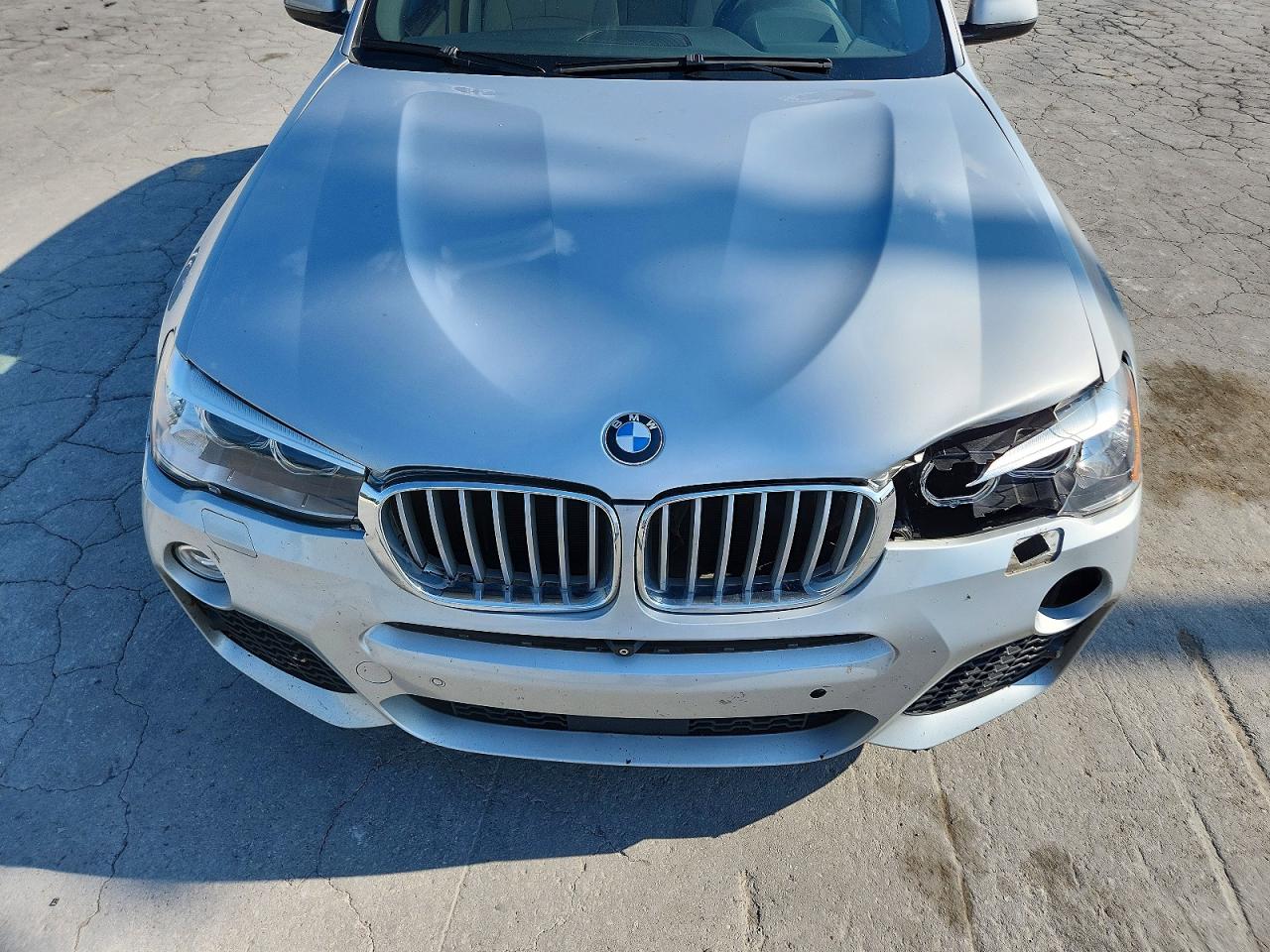 2015 Bmw X3 Xdrive35i Silver vin: 5UXWX7C59F0K33288