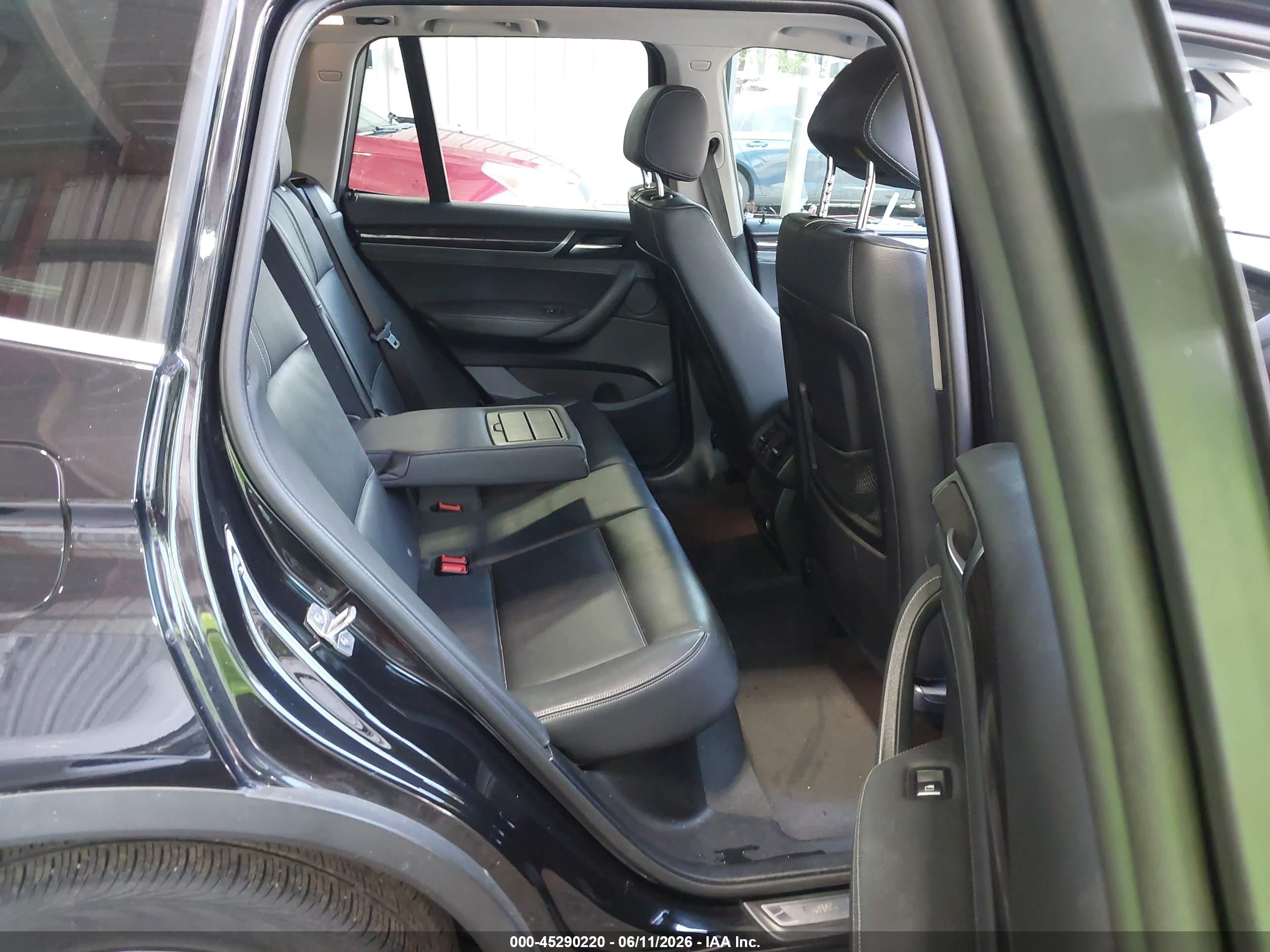 2015 Bmw X3 Xdrive35i Black vin: 5UXWX7C59F0K34196