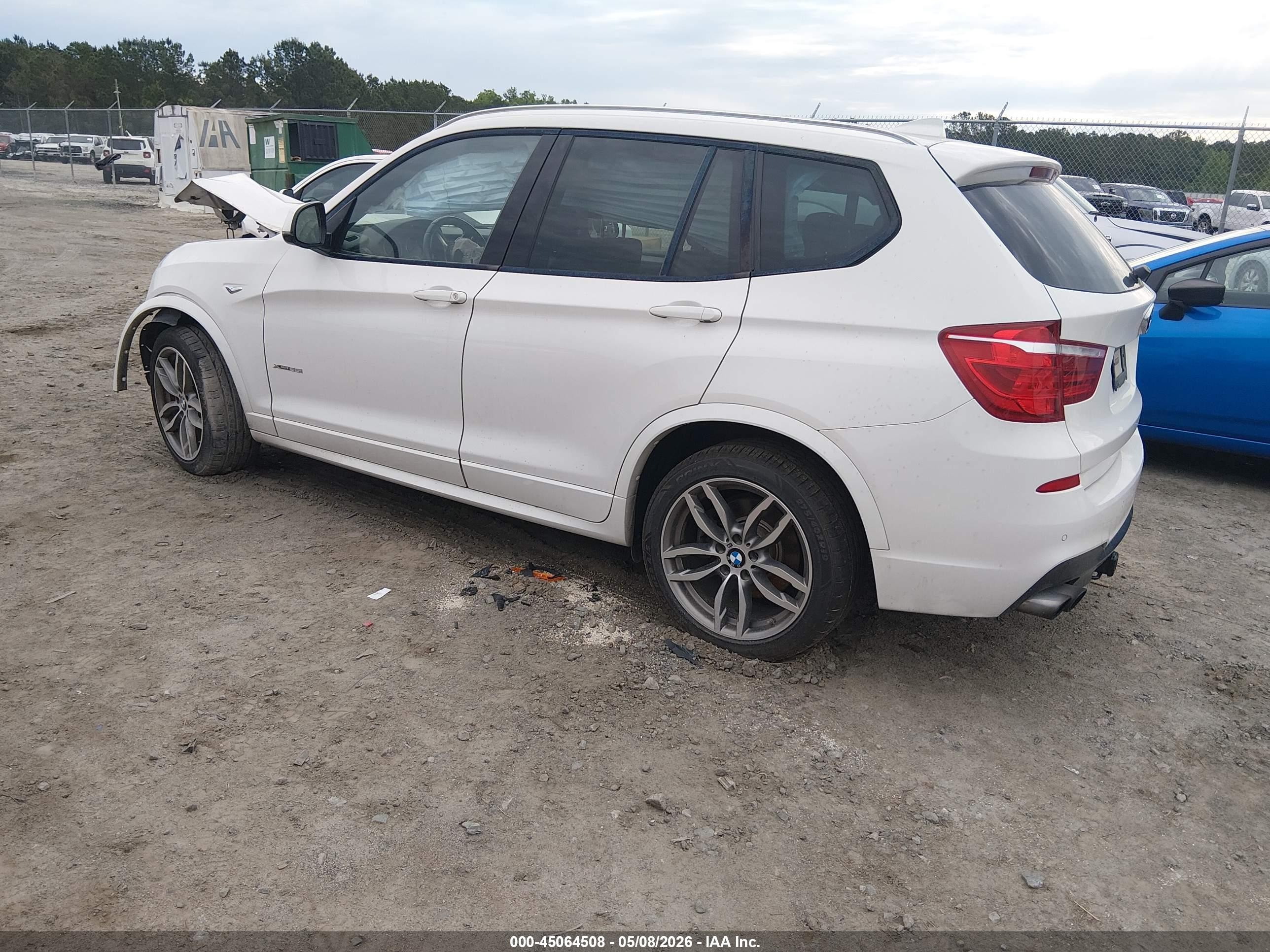2017 Bmw X3 Xdrive35i White vin: 5UXWX7C59H0U39746
