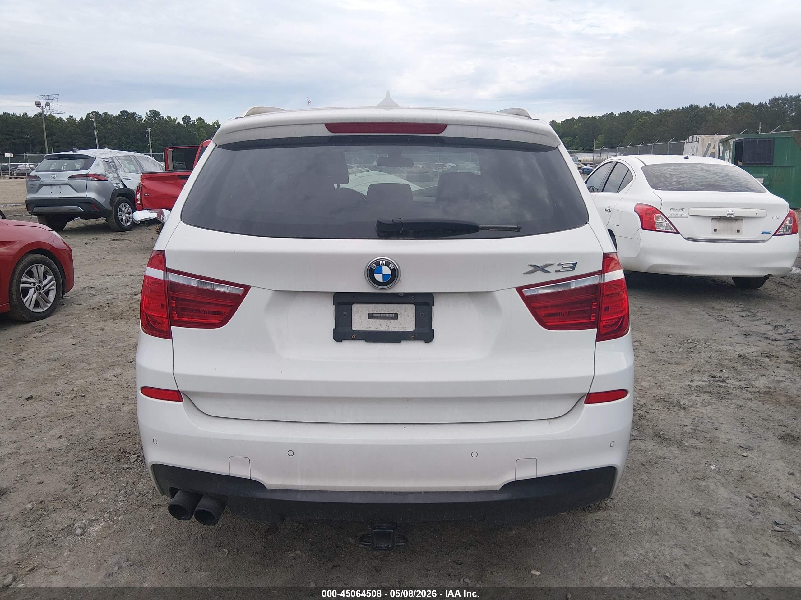 2017 Bmw X3 Xdrive35i White vin: 5UXWX7C59H0U39746