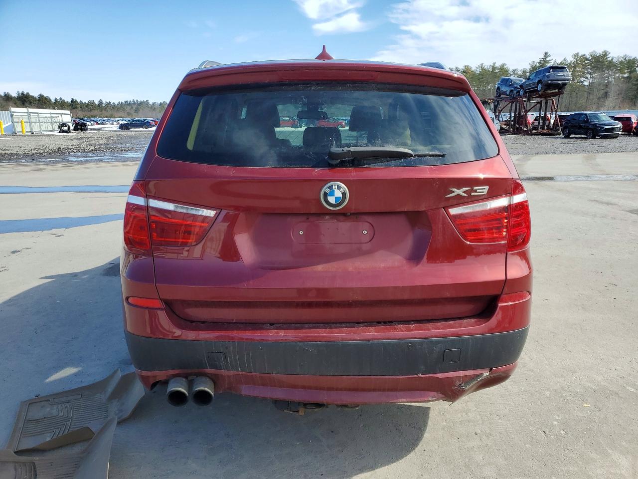 2013 Bmw X3 Xdrive35i Красный vin: 5UXWX7C5XDL977428