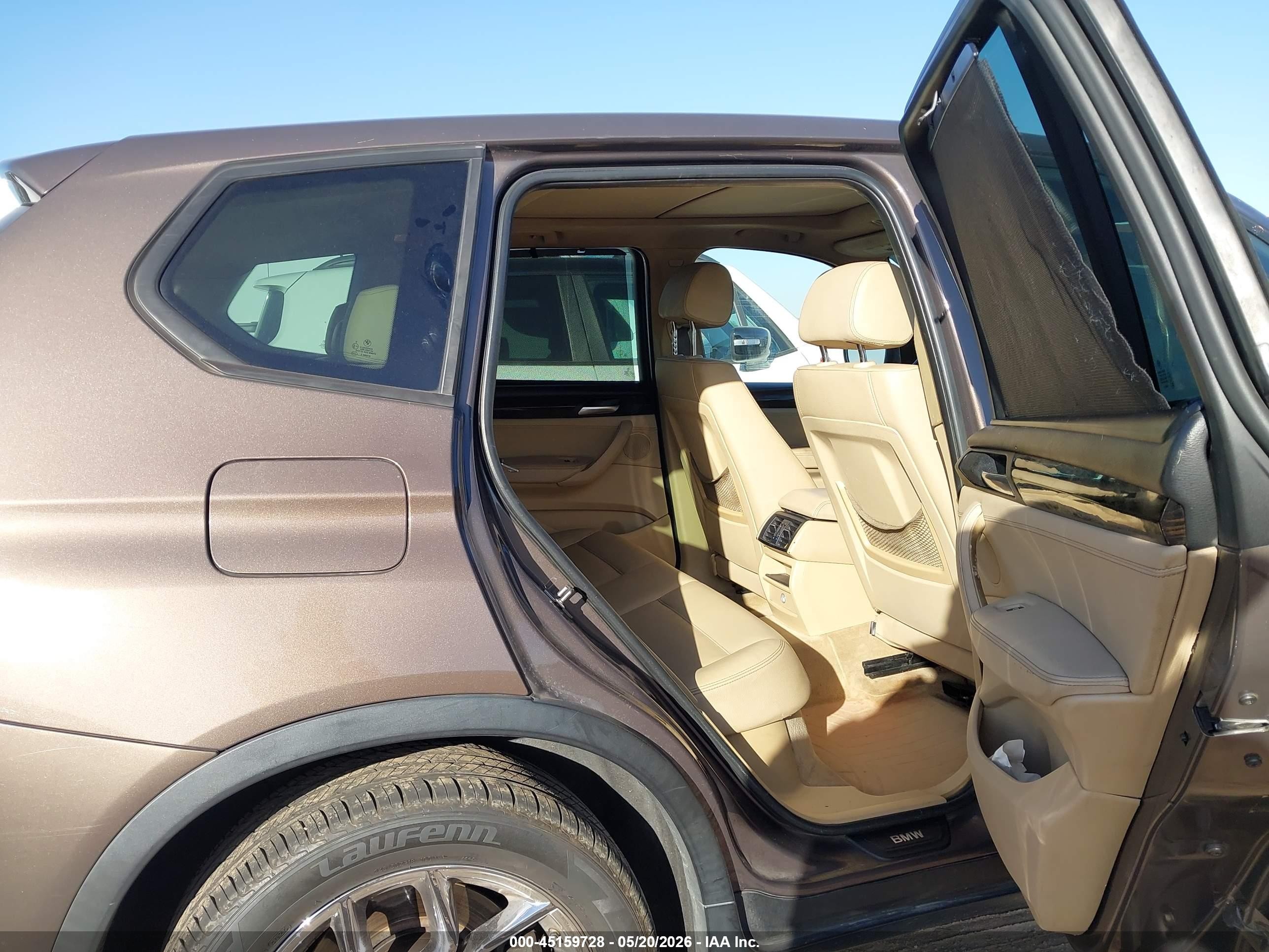 2013 Bmw X3 Xdrive35i Brown vin: 5UXWX7C5XDL978207