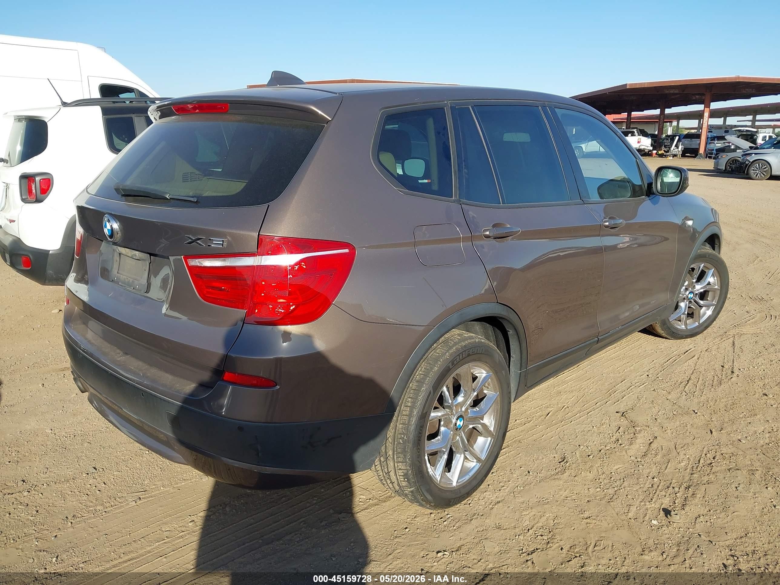 2013 Bmw X3 Xdrive35i Brown vin: 5UXWX7C5XDL978207