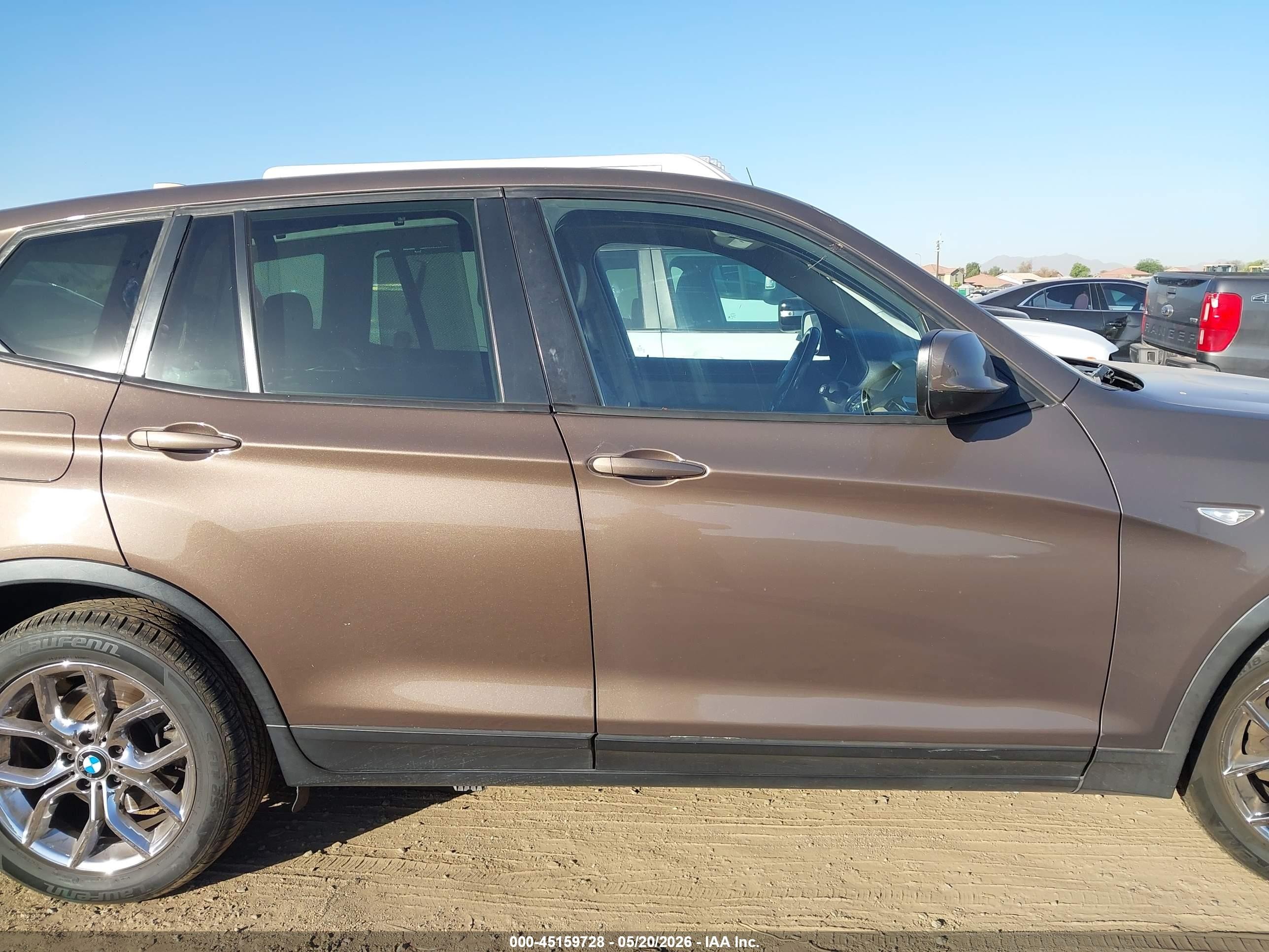 2013 Bmw X3 Xdrive35i Brown vin: 5UXWX7C5XDL978207