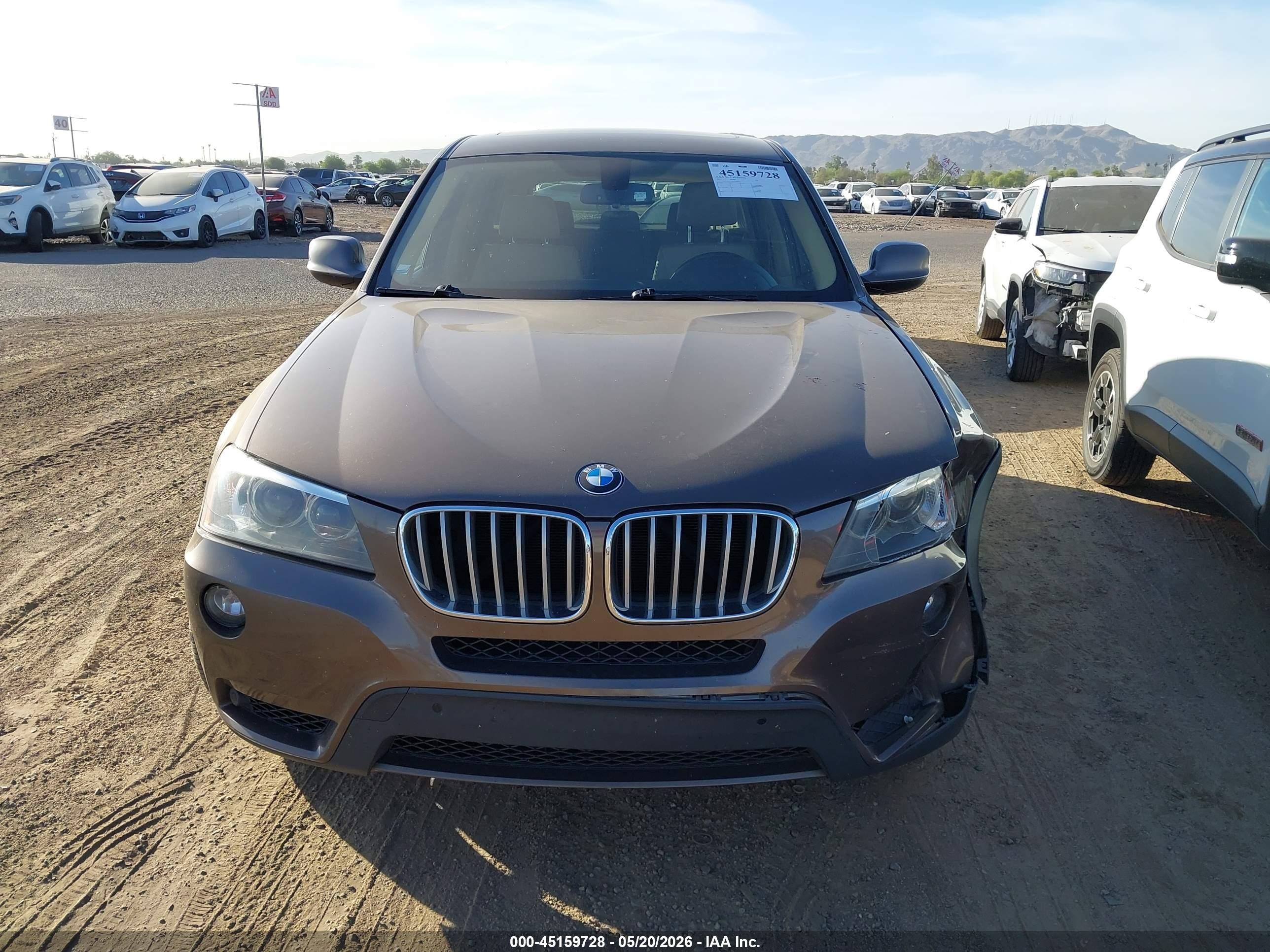 2013 Bmw X3 Xdrive35i Brown vin: 5UXWX7C5XDL978207