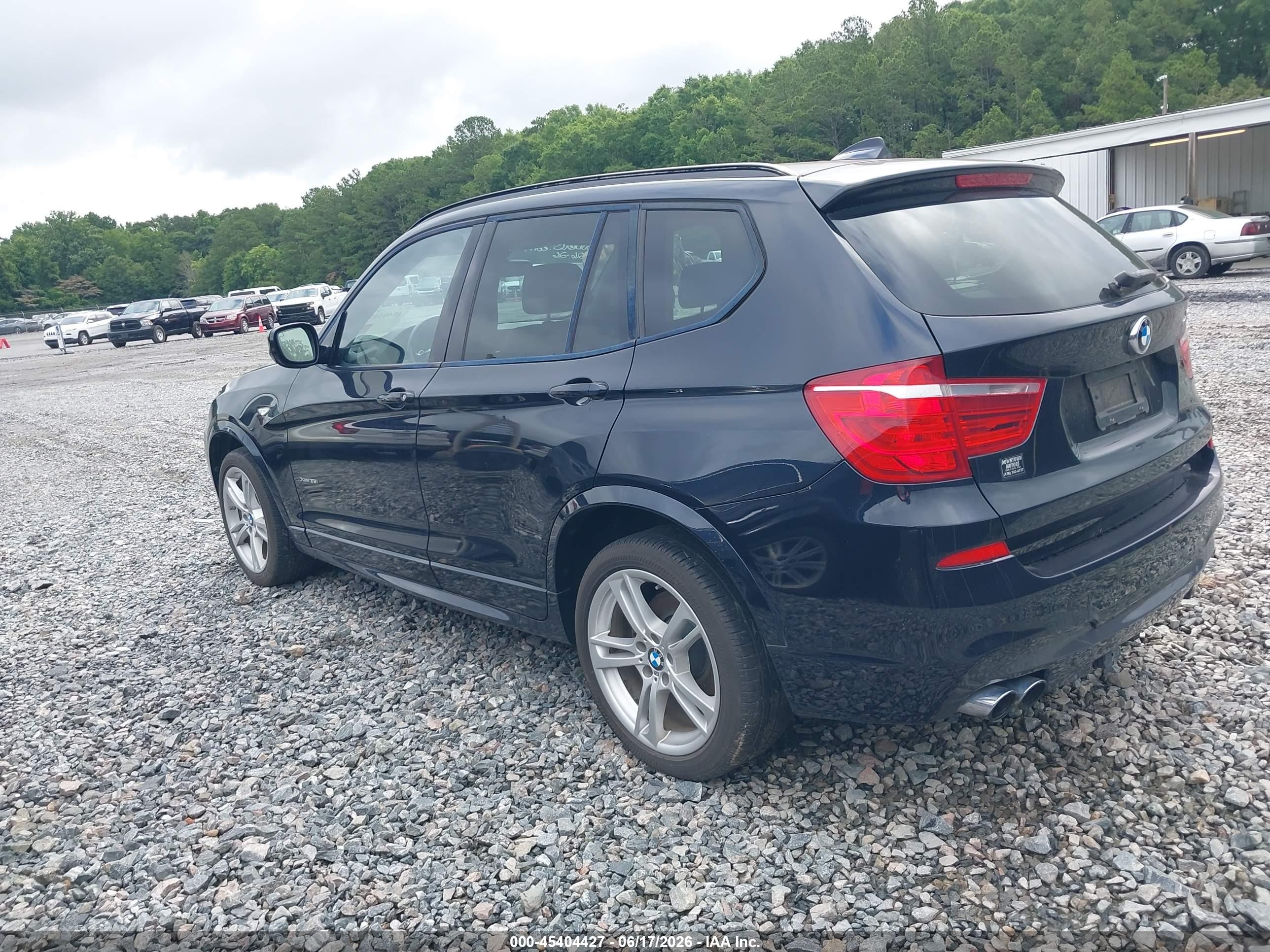 2013 Bmw X3 Xdrive35i Black vin: 5UXWX7C5XDL978661
