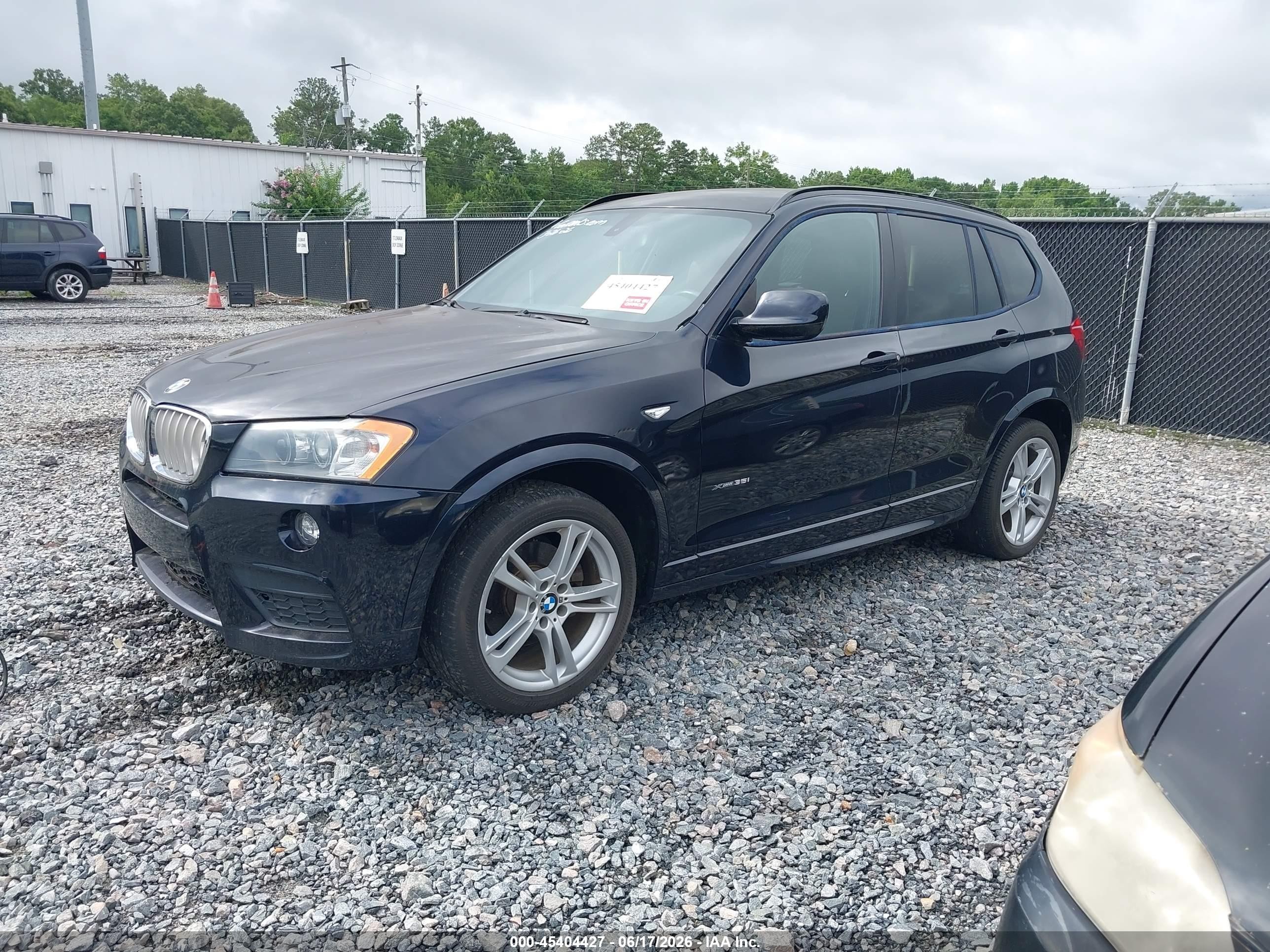 2013 Bmw X3 Xdrive35i Black vin: 5UXWX7C5XDL978661