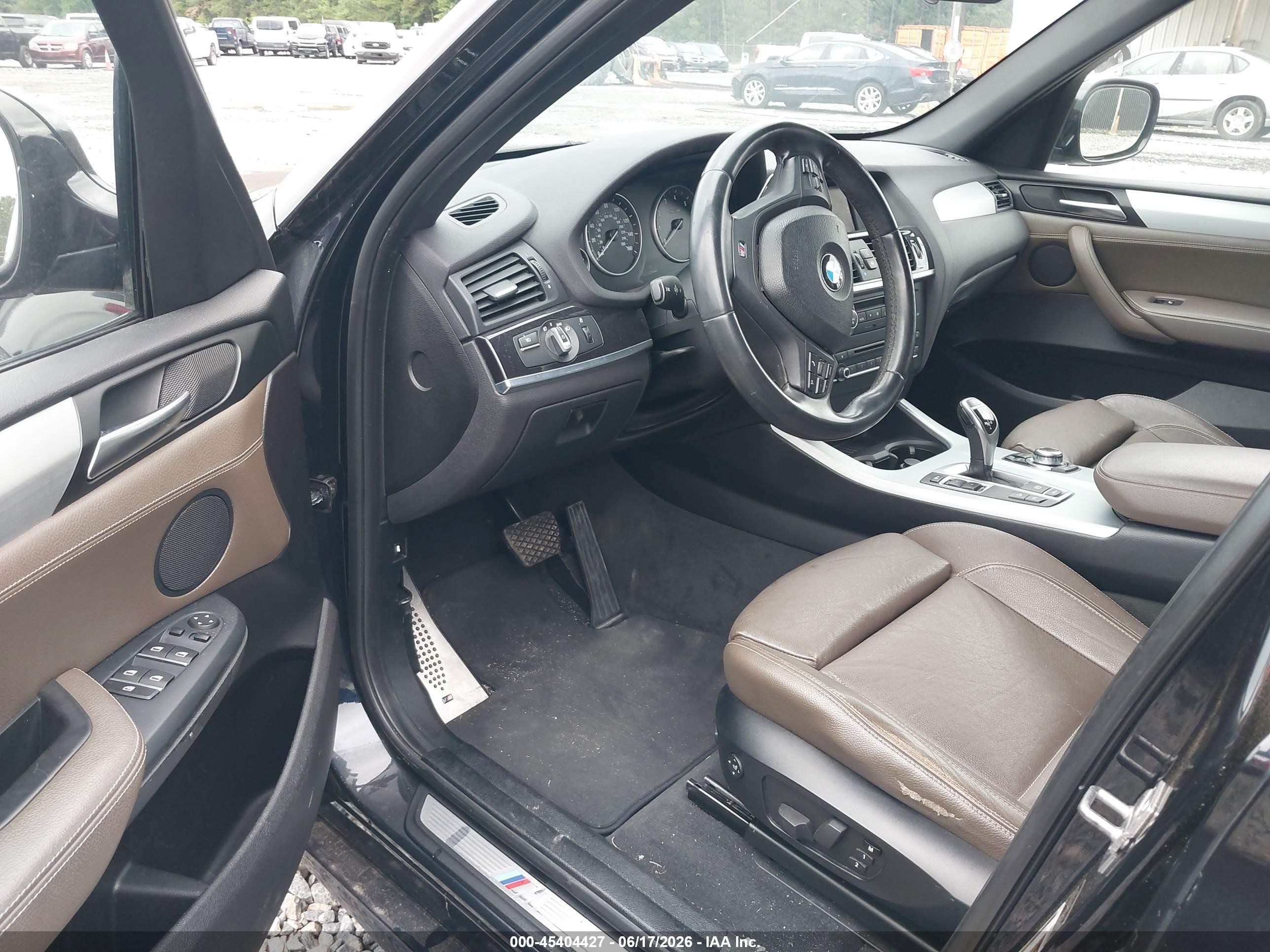 2013 Bmw X3 Xdrive35i Black vin: 5UXWX7C5XDL978661