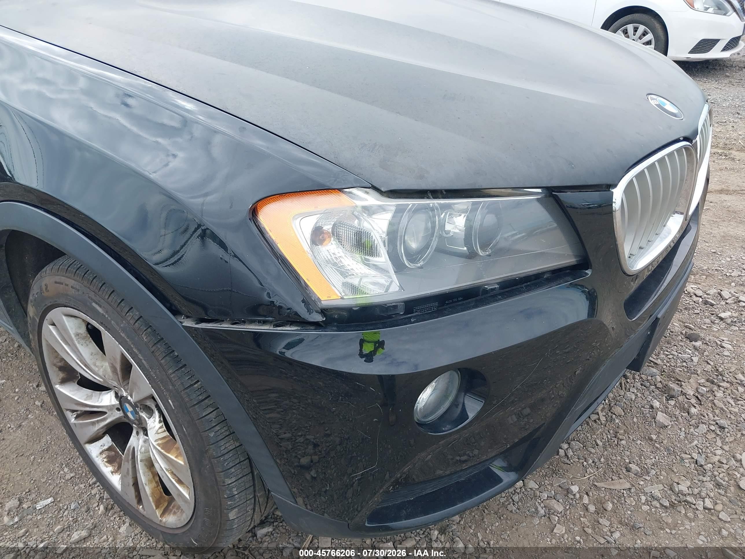 2013 Bmw X3 Xdrive35i Black vin: 5UXWX7C5XDL978823