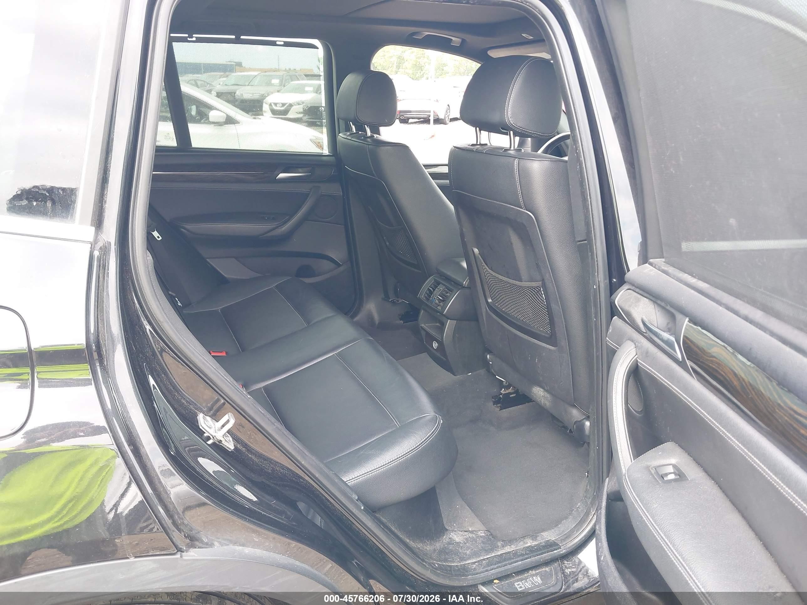 2013 Bmw X3 Xdrive35i Black vin: 5UXWX7C5XDL978823