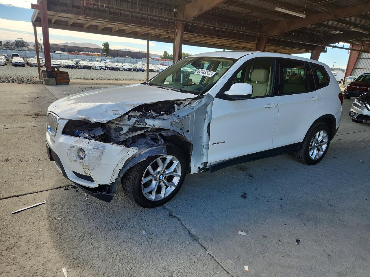 2013 Bmw X3 Xdrive35i White vin: 5UXWX7C5XDL979583