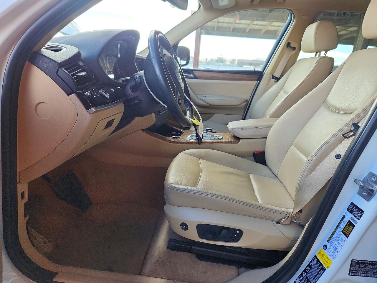 2013 Bmw X3 Xdrive35i White vin: 5UXWX7C5XDL979583
