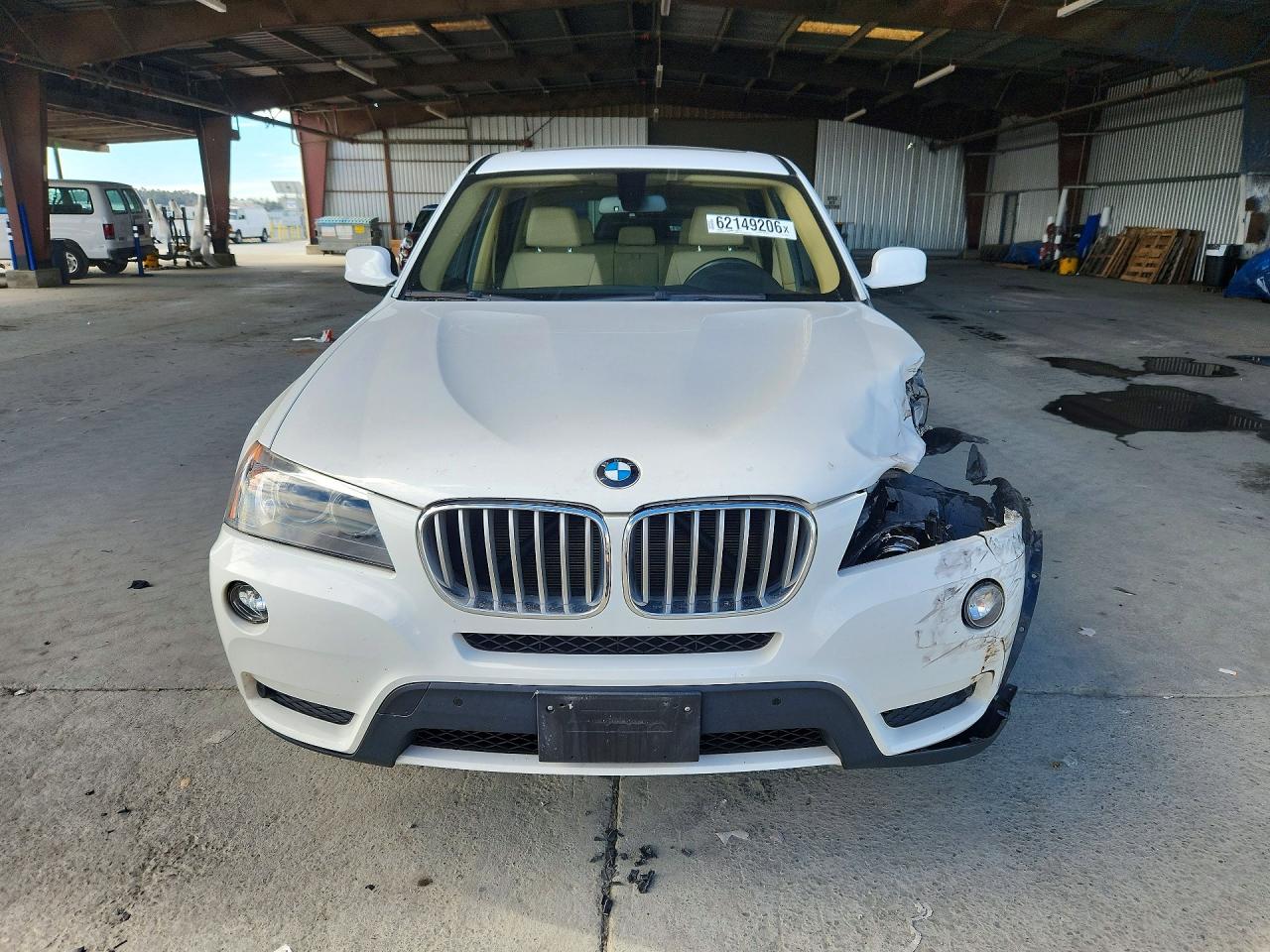 2013 Bmw X3 Xdrive35i White vin: 5UXWX7C5XDL979583