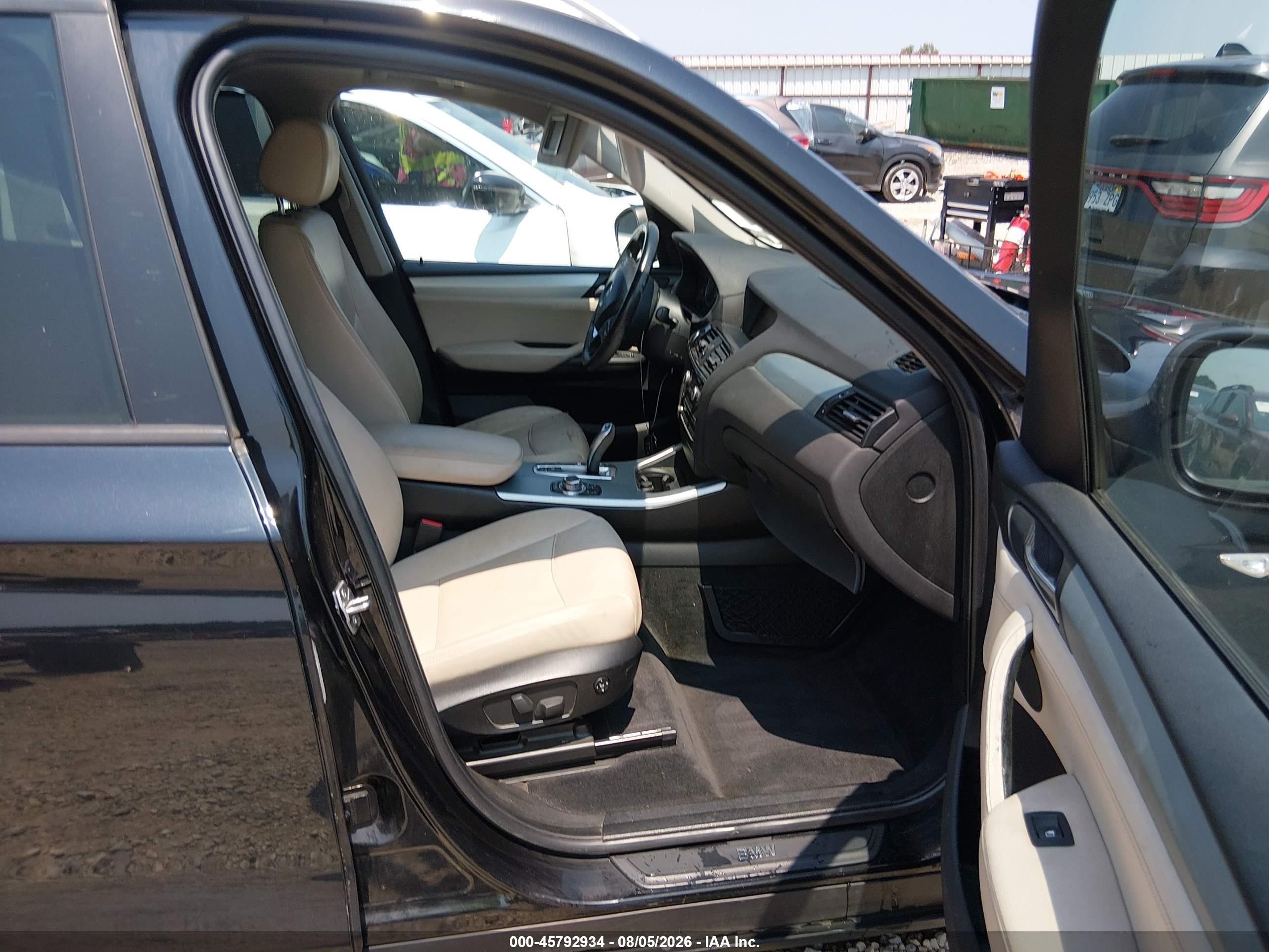 2013 Bmw X3 Xdrive35i Black vin: 5UXWX7C5XDL979857