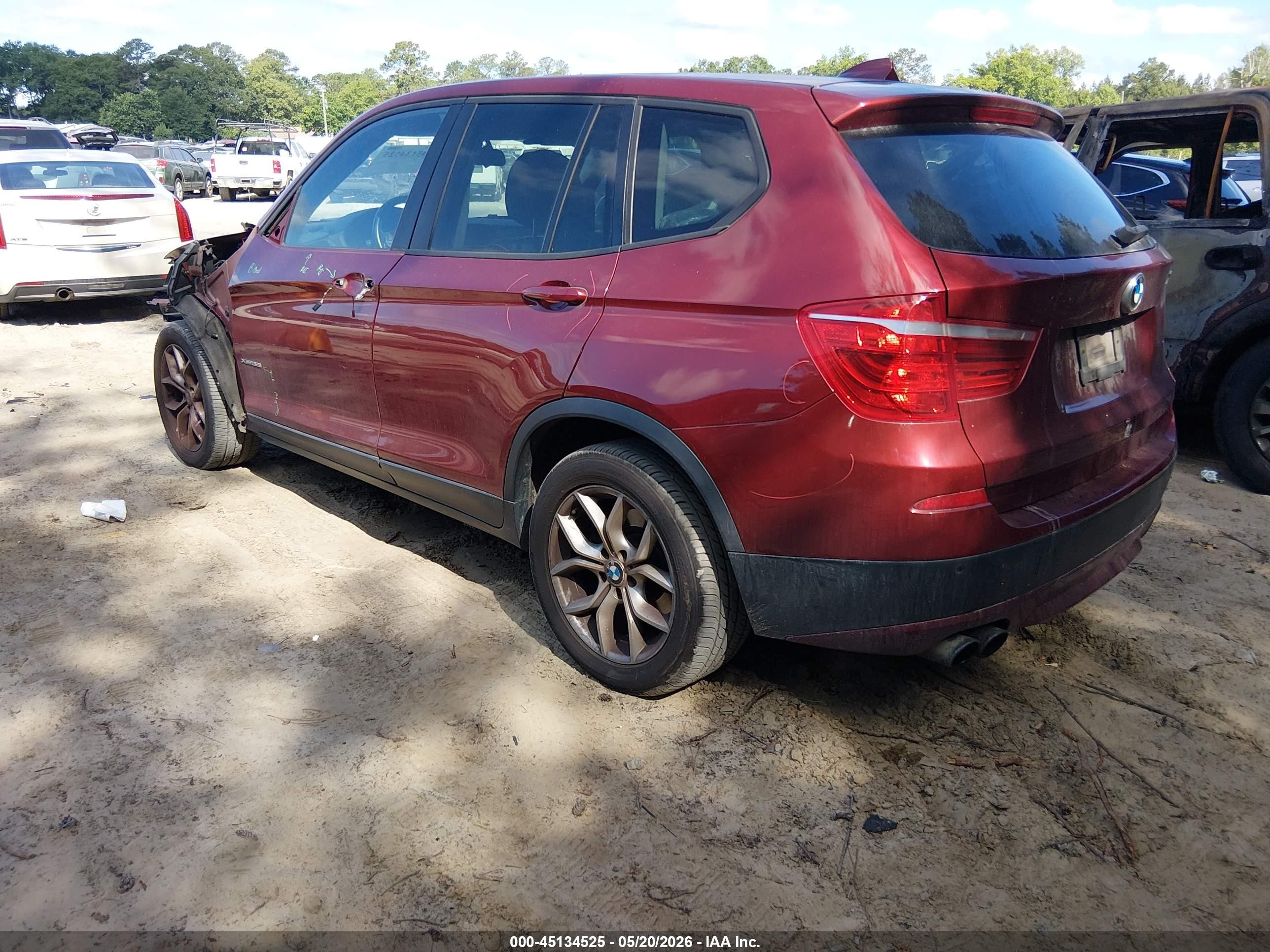 2013 Bmw X3 Xdrive35i Red vin: 5UXWX7C5XDL980717
