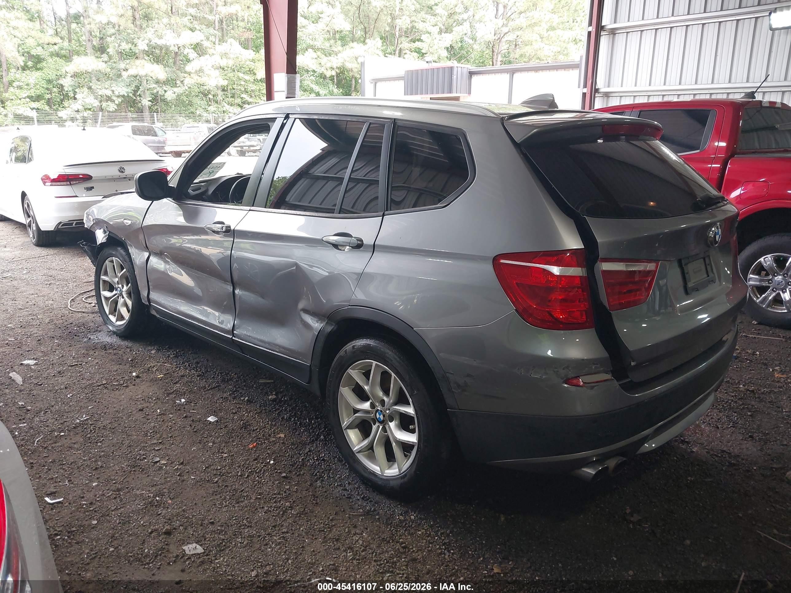 2013 Bmw X3 Xdrive35i Gray vin: 5UXWX7C5XDL983259