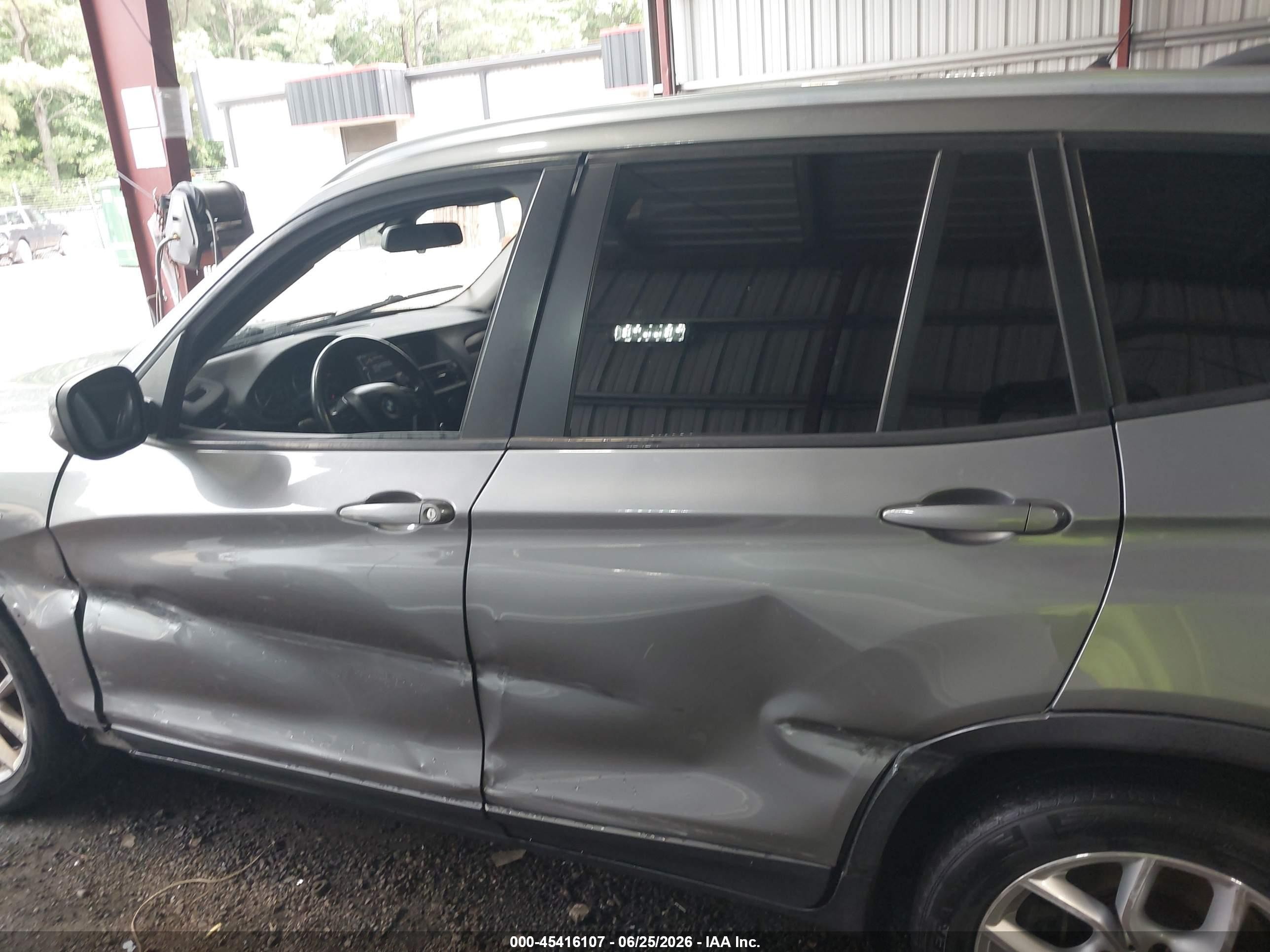2013 Bmw X3 Xdrive35i Gray vin: 5UXWX7C5XDL983259