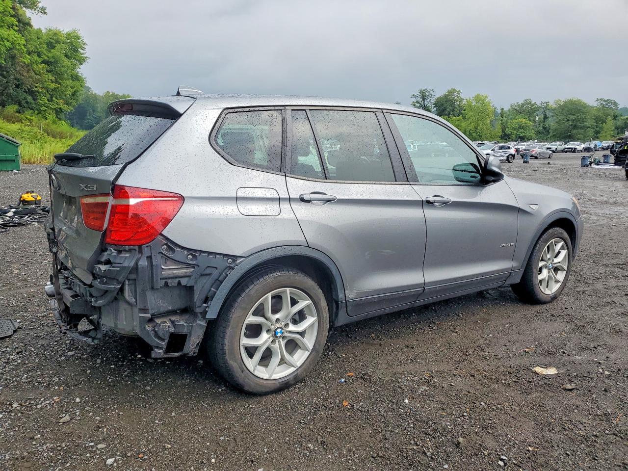 2014 Bmw X3 Xdrive35i Gray vin: 5UXWX7C5XE0E78540