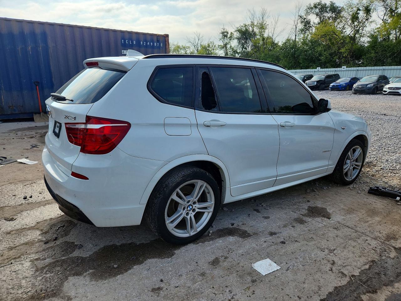 2014 Bmw X3 Xdrive35i Белый vin: 5UXWX7C5XE0E78747