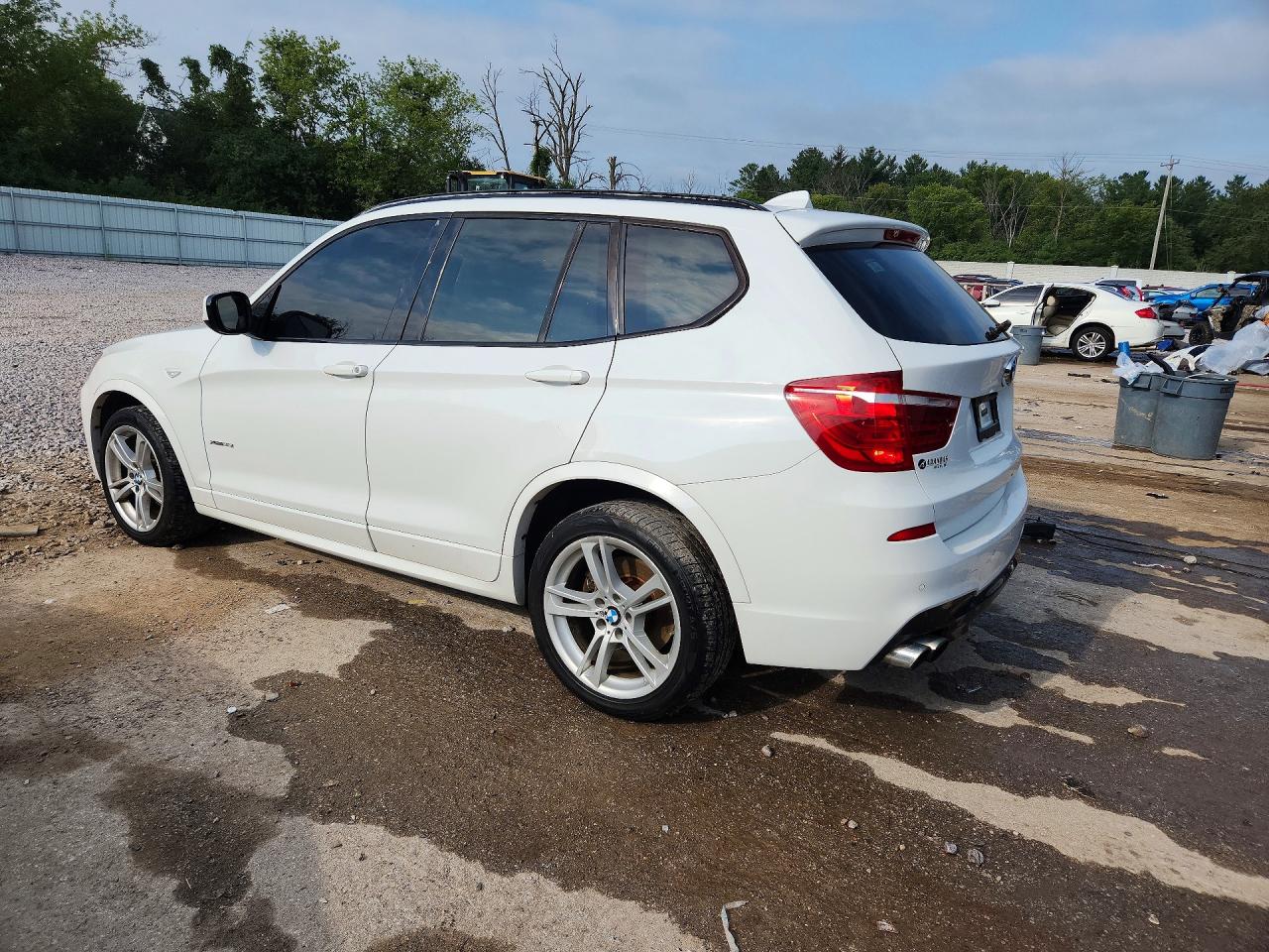 2014 Bmw X3 Xdrive35i Белый vin: 5UXWX7C5XE0E78747