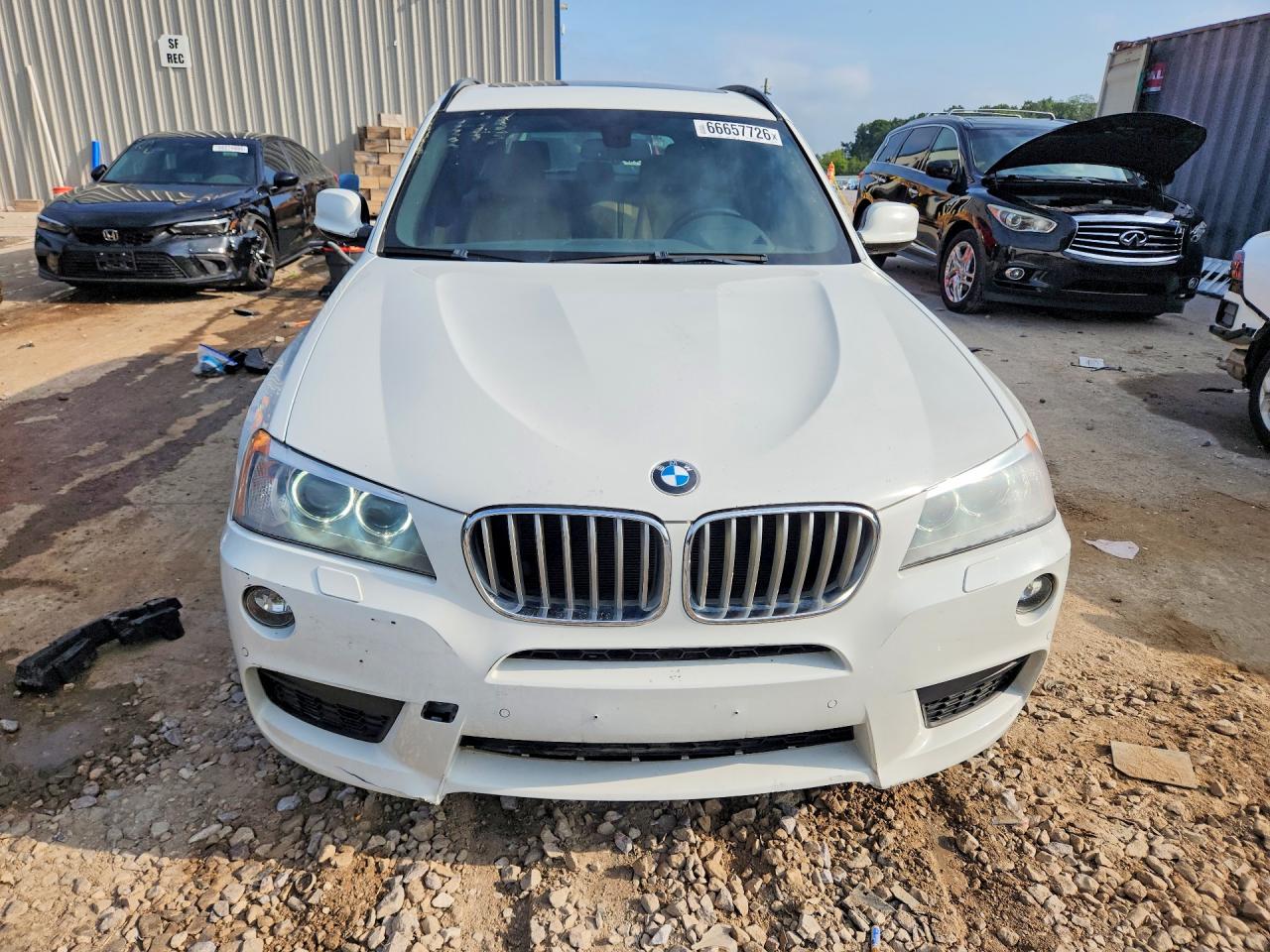 2014 Bmw X3 Xdrive35i Белый vin: 5UXWX7C5XE0E78747