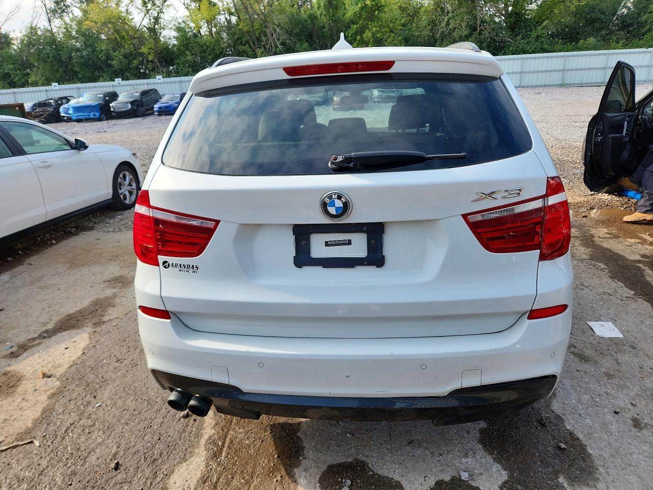 2014 Bmw X3 Xdrive35i Белый vin: 5UXWX7C5XE0E78747