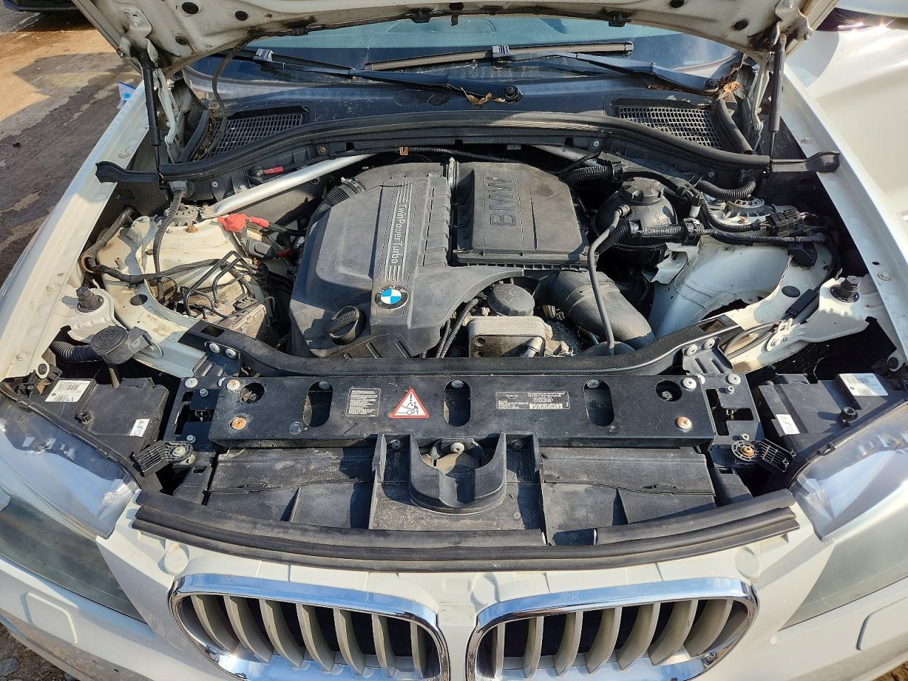 2014 Bmw X3 Xdrive35i Белый vin: 5UXWX7C5XE0E78747