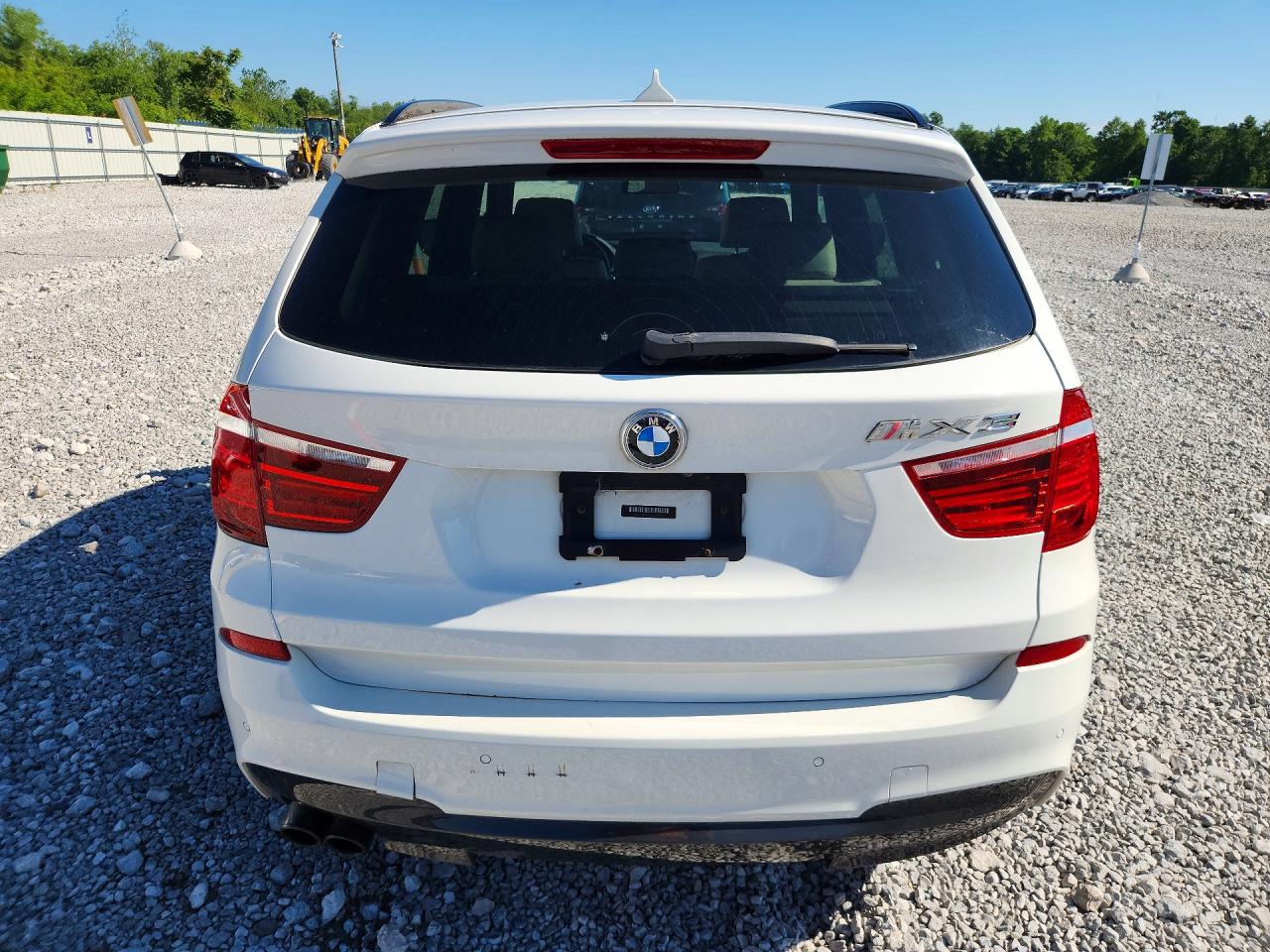 2014 Bmw X3 Xdrive35i White vin: 5UXWX7C5XE0E79218