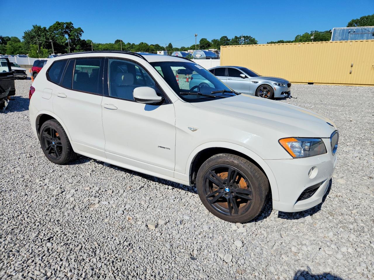 2014 Bmw X3 Xdrive35i White vin: 5UXWX7C5XE0E79218