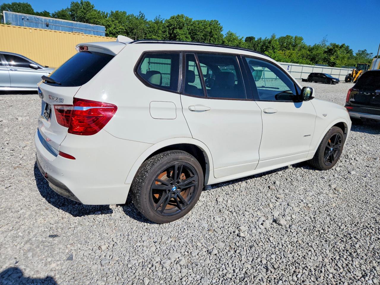 2014 Bmw X3 Xdrive35i White vin: 5UXWX7C5XE0E79218