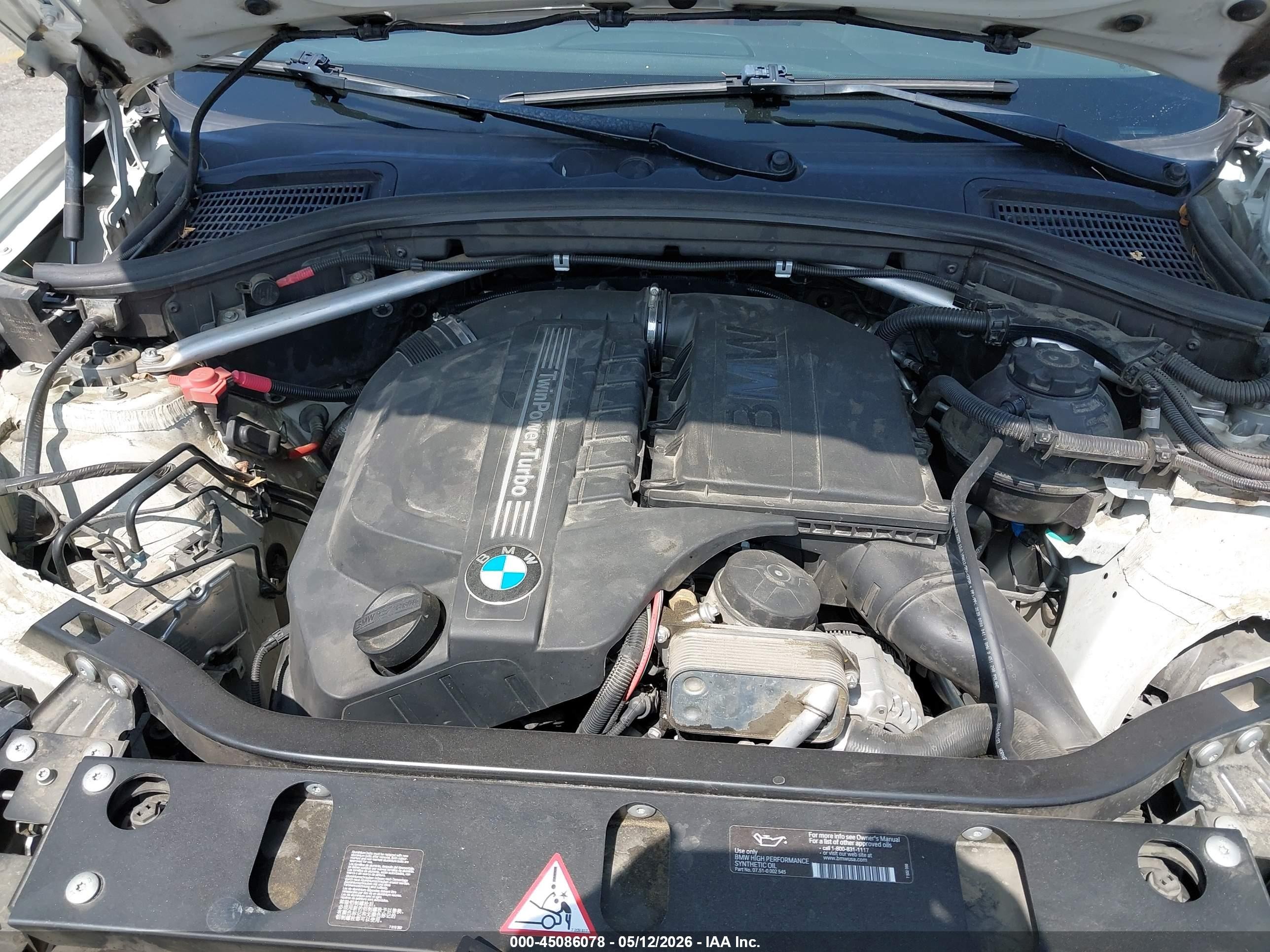 2014 Bmw X3 Xdrive35i Белый vin: 5UXWX7C5XE0E80868