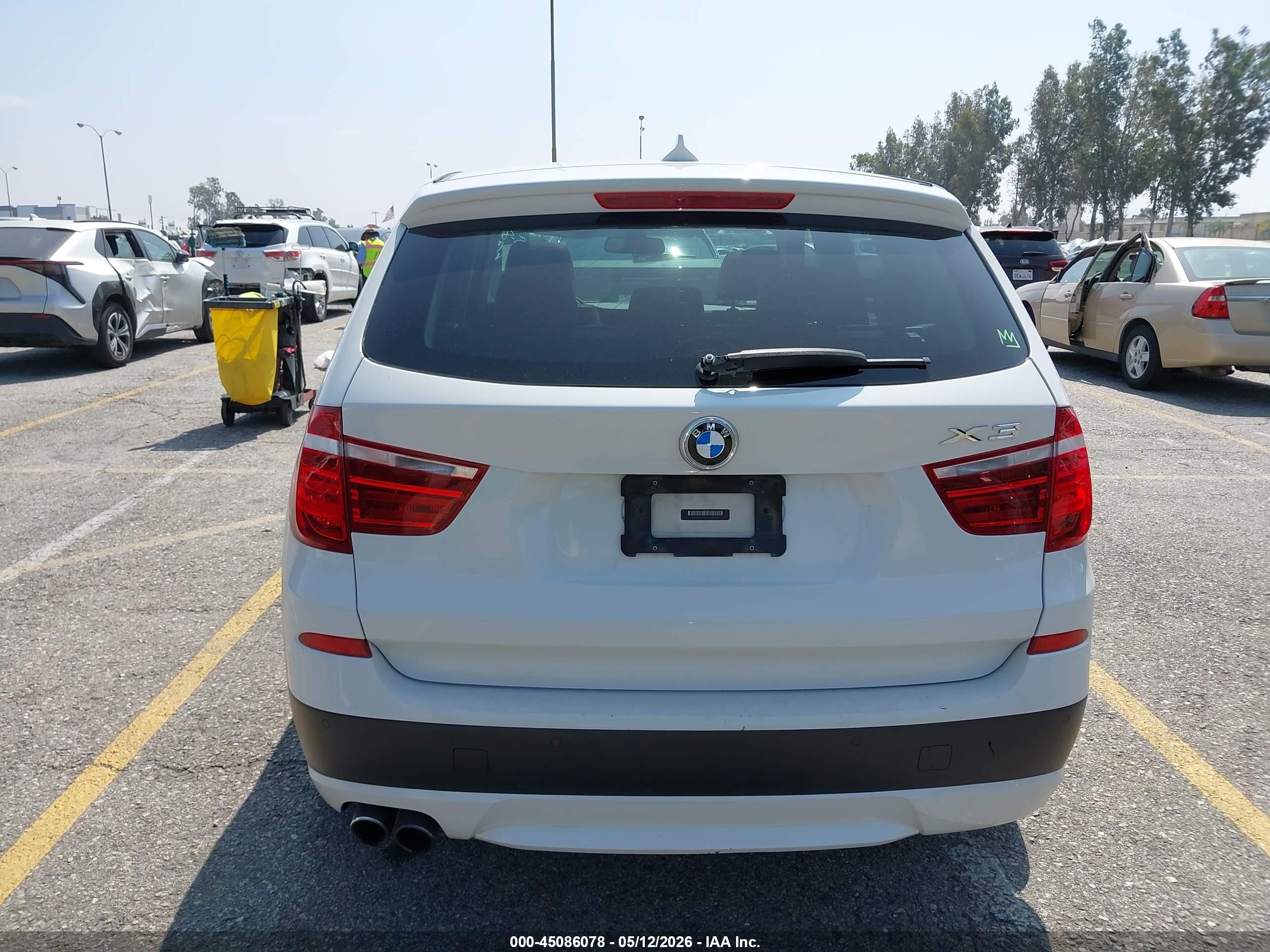 2014 Bmw X3 Xdrive35i Белый vin: 5UXWX7C5XE0E80868