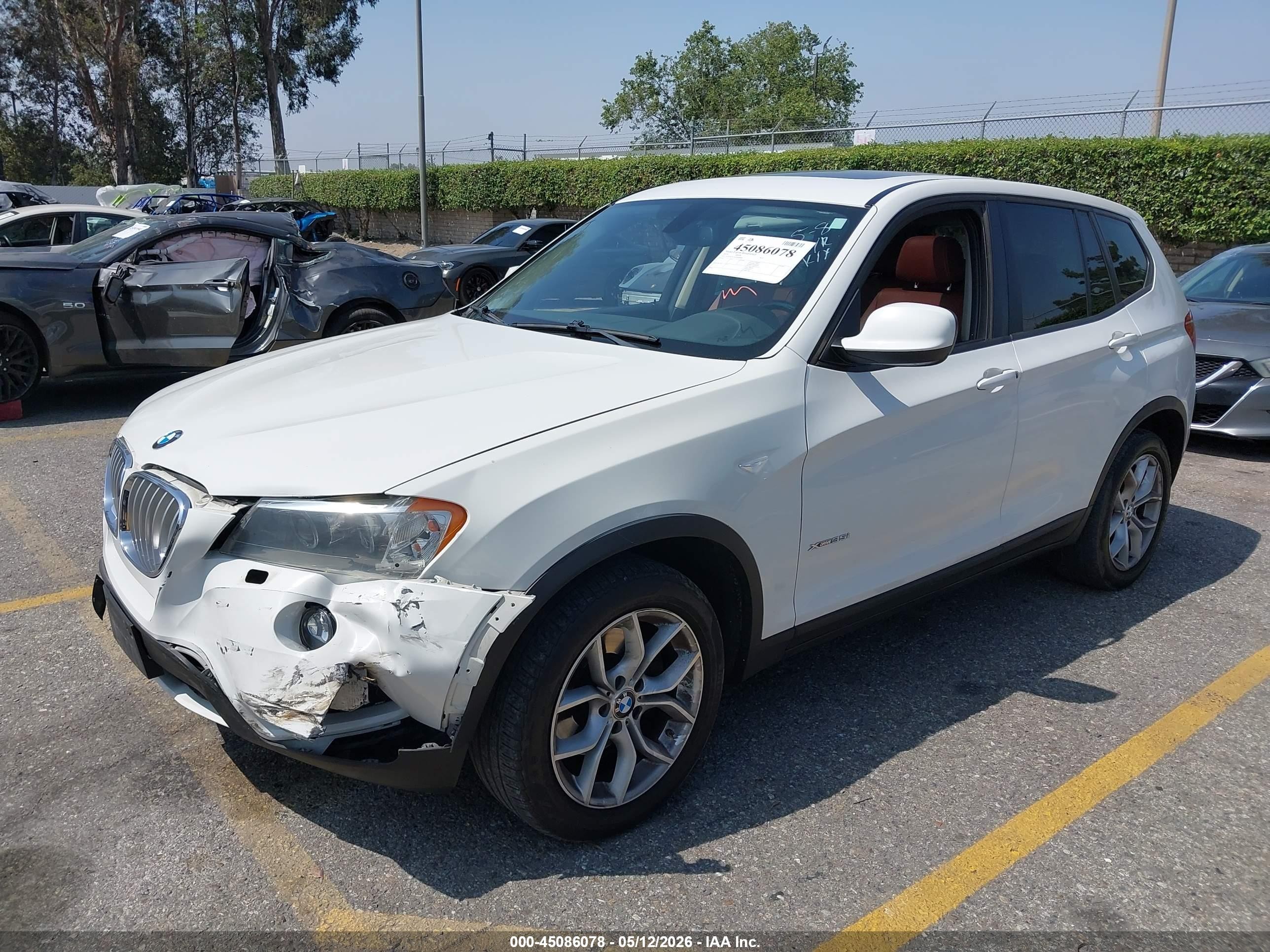 2014 Bmw X3 Xdrive35i Белый vin: 5UXWX7C5XE0E80868