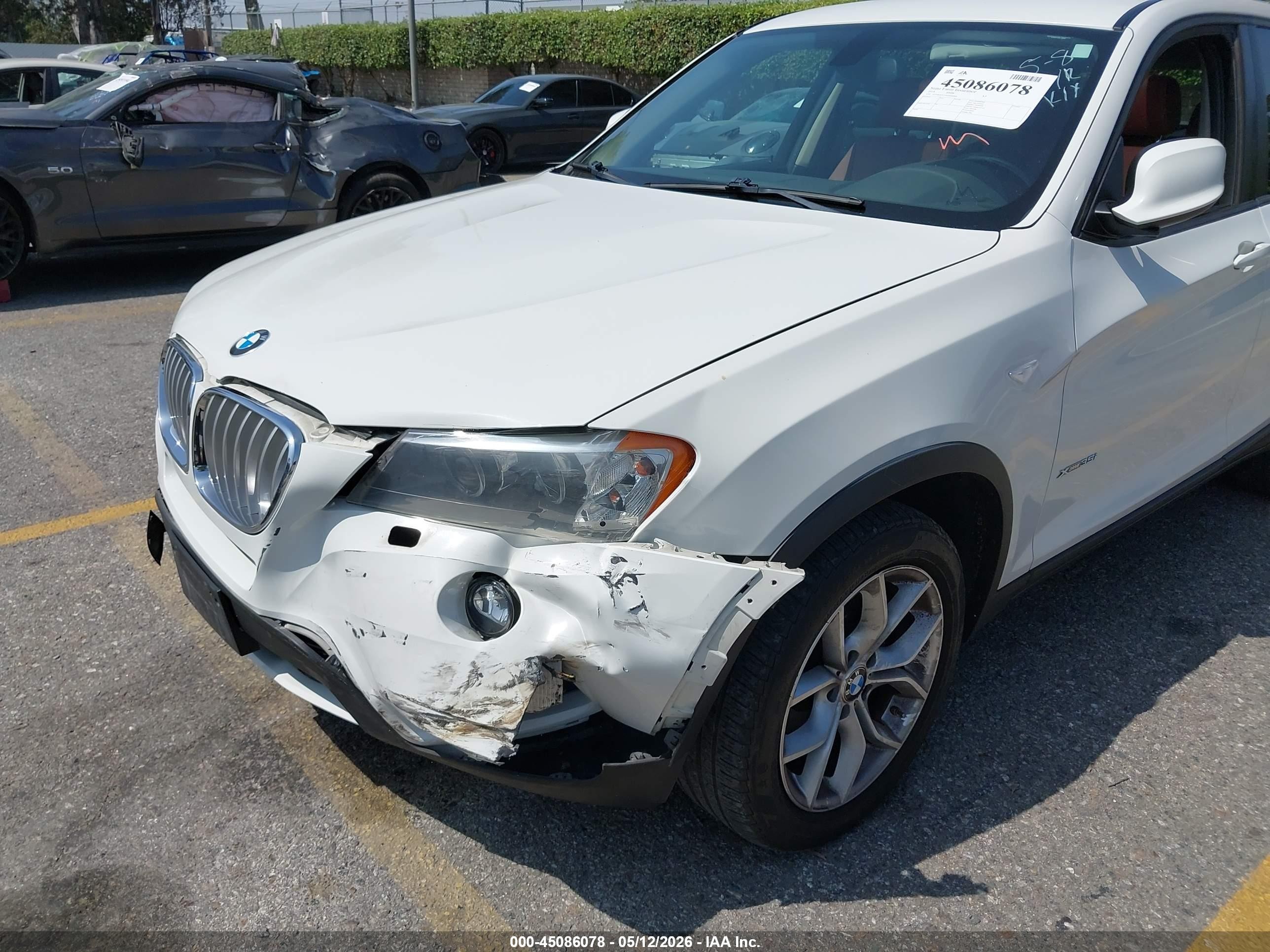 2014 Bmw X3 Xdrive35i Белый vin: 5UXWX7C5XE0E80868