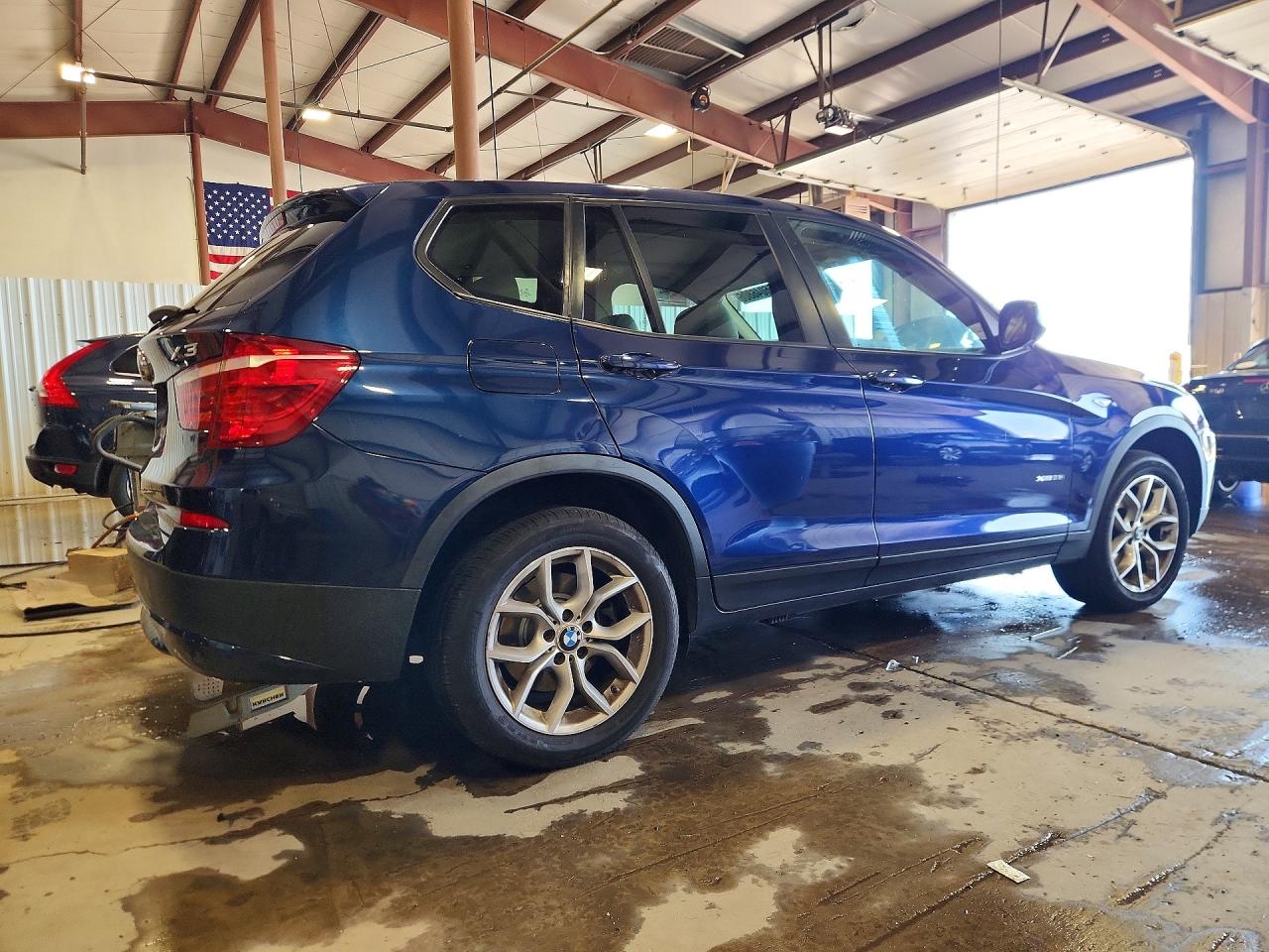 2014 Bmw X3 Xdrive35i Blue vin: 5UXWX7C5XE0E80885