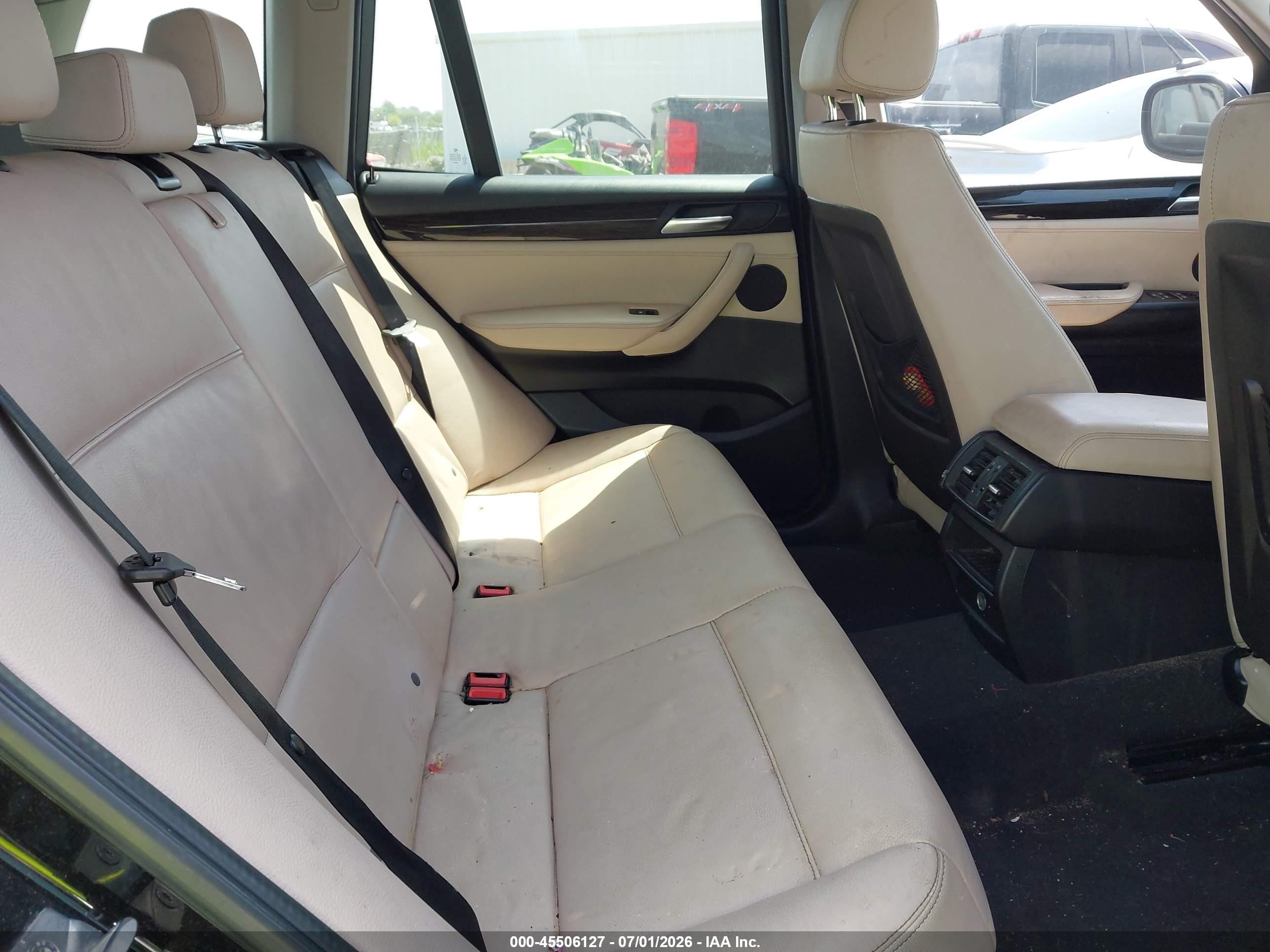 2014 Bmw X3 Xdrive35i Black vin: 5UXWX7C5XE0E82409
